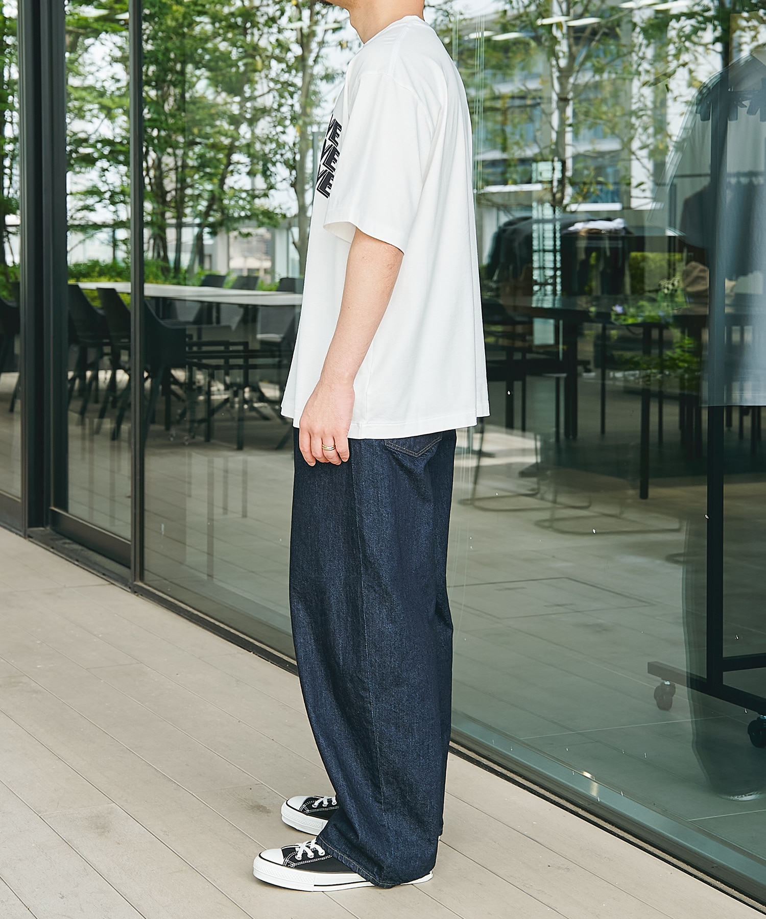 RAREGROOVE Print Tee WIDE blurhms
