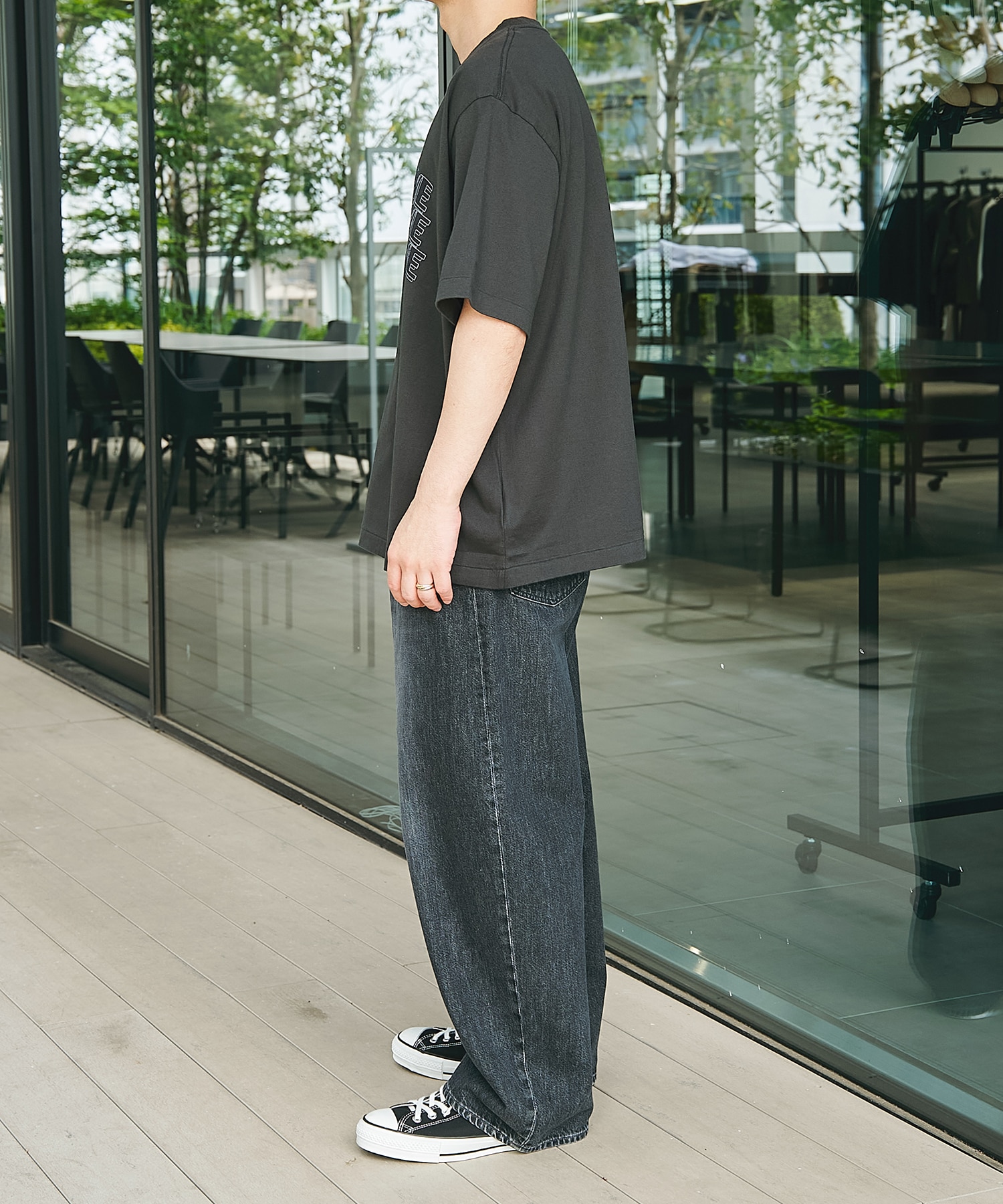 RAREGROOVE Print Tee WIDE blurhms