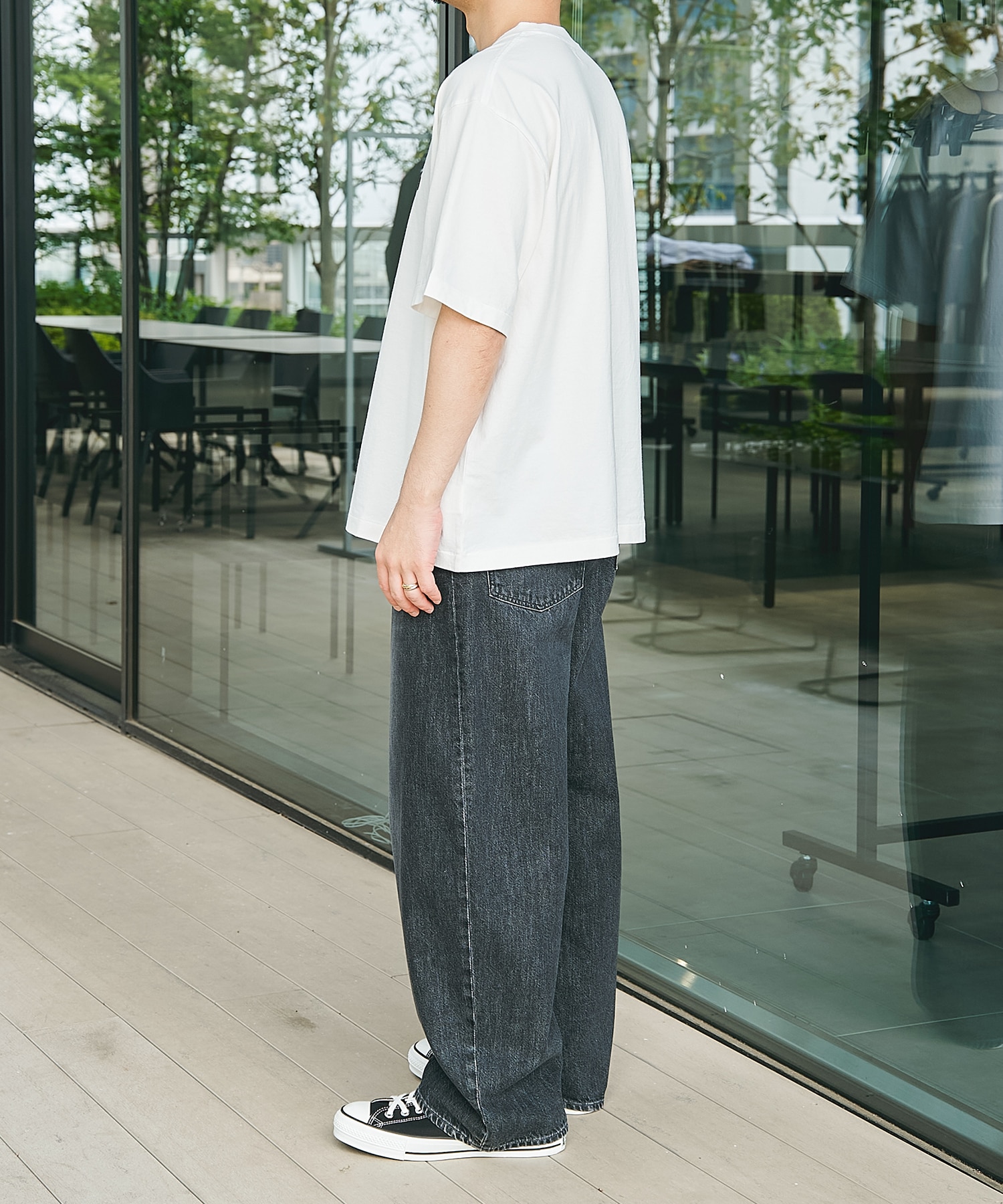b Patch Tee WIDE blurhms