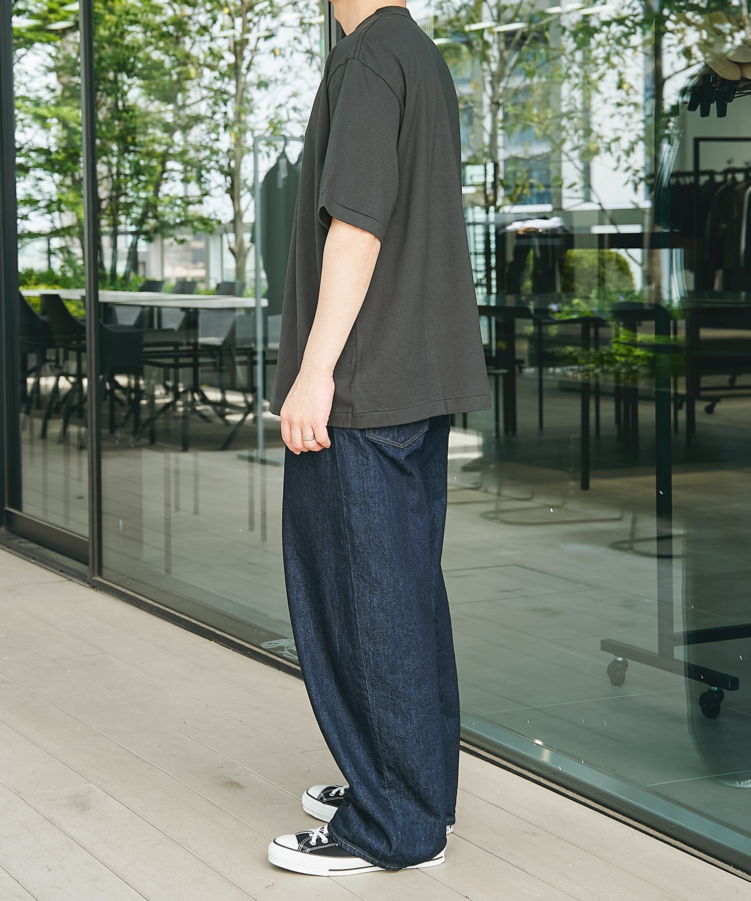 b Patch Tee WIDE blurhms
