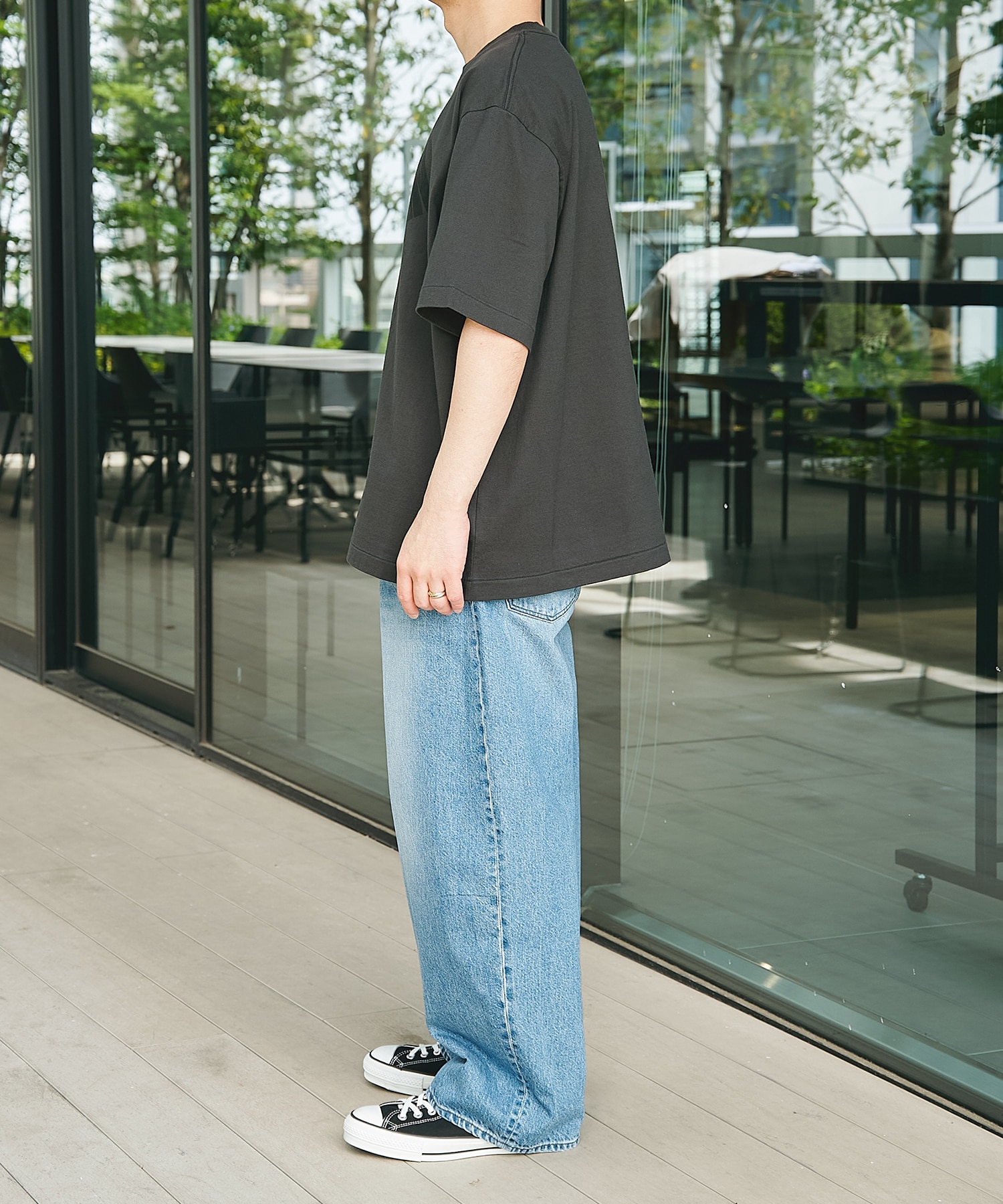 NEBRASKA Print Tee WIDE blurhms