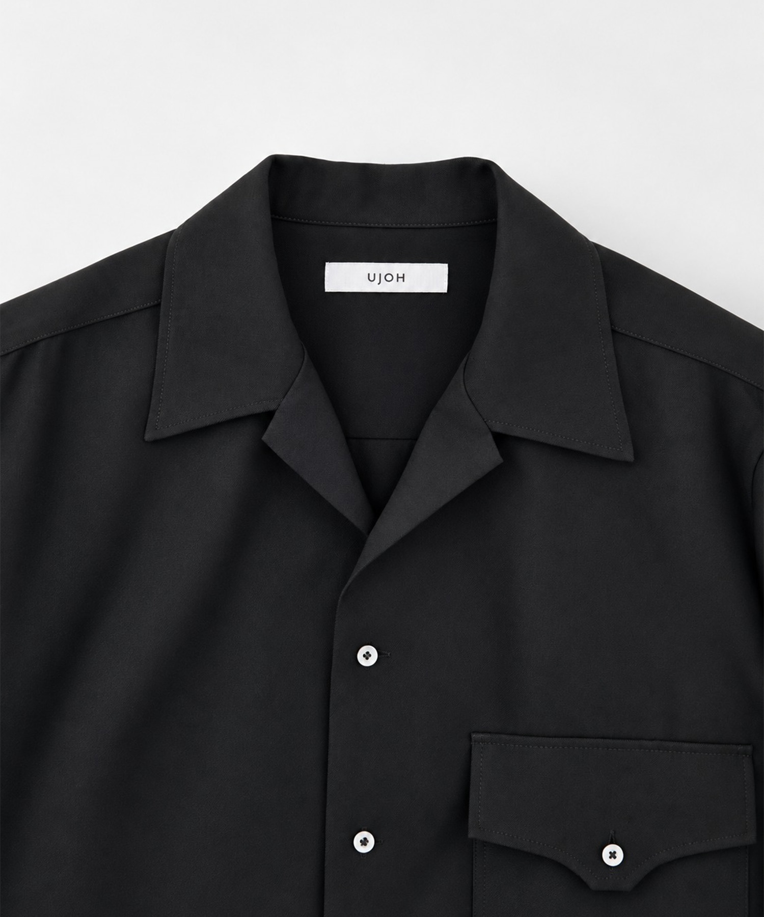 別注 Wide set Open Collar Shirts UJOH HOMME