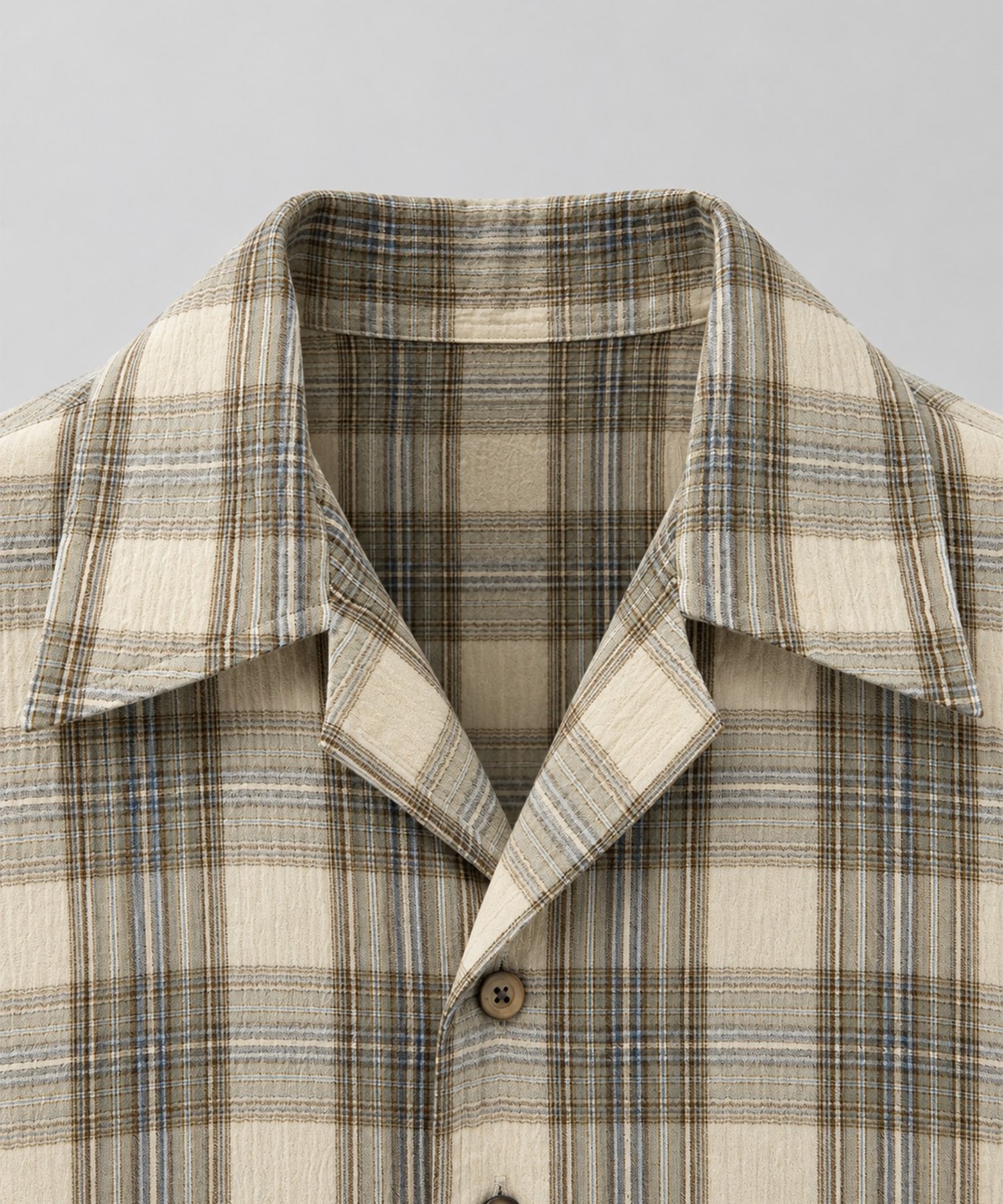 別注OPEN COLLAR SHIRT IRENISA