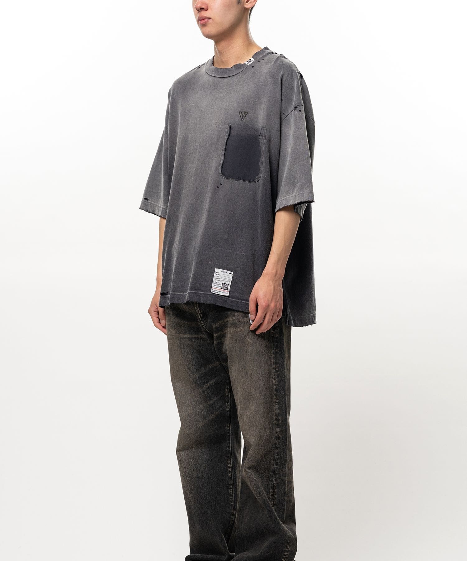 SUN FADED TEE Maison MIHARA YASUHIRO