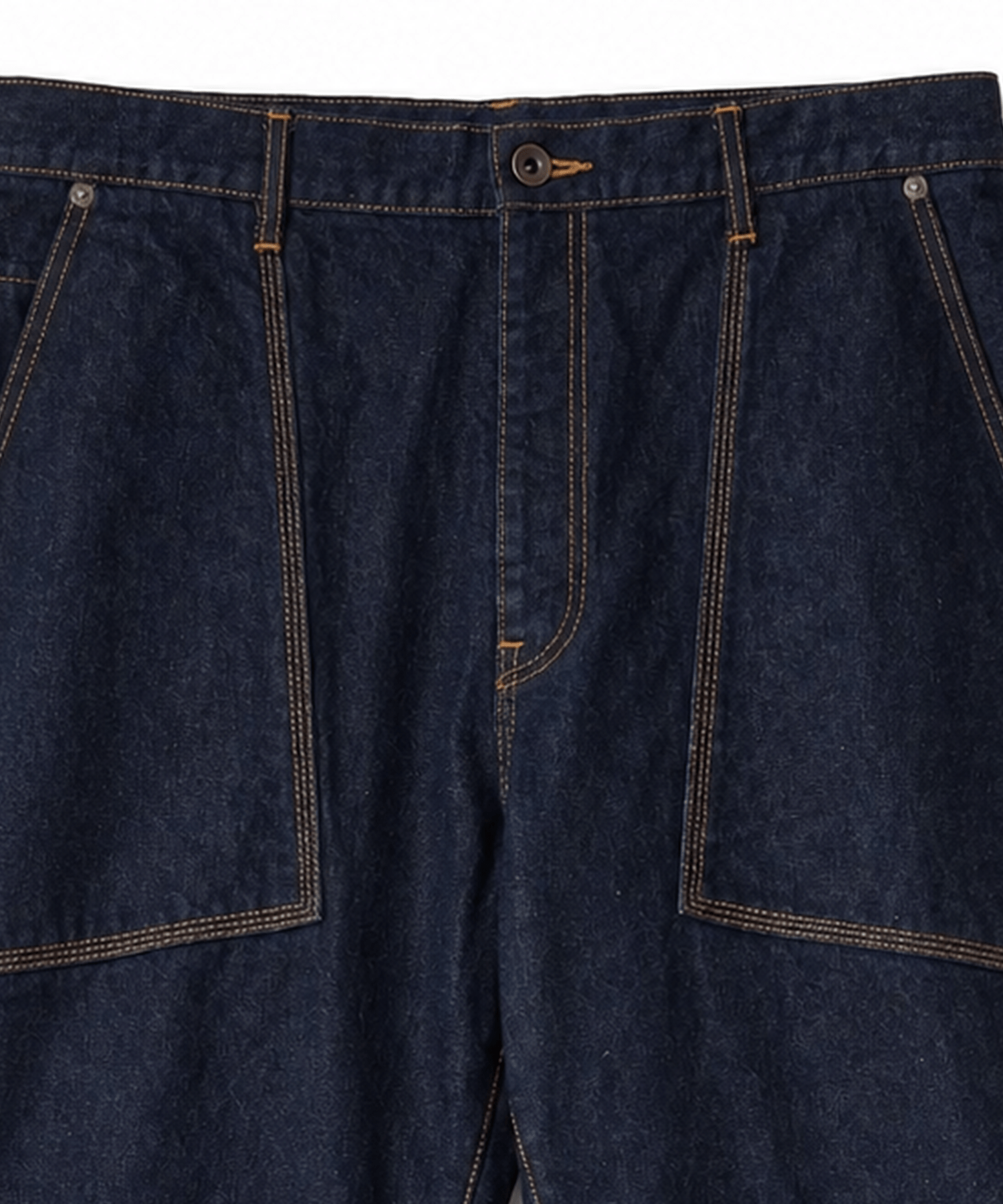 3D cutting denim pants KHOKI