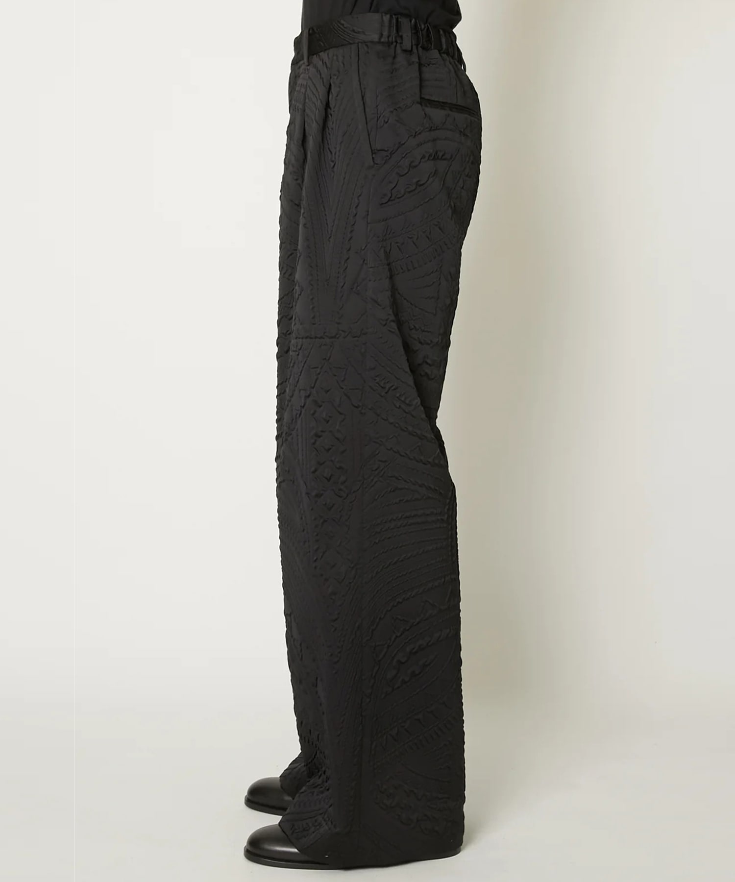 TEXTURED SHRINKAGE TROUSERS TAAKK
