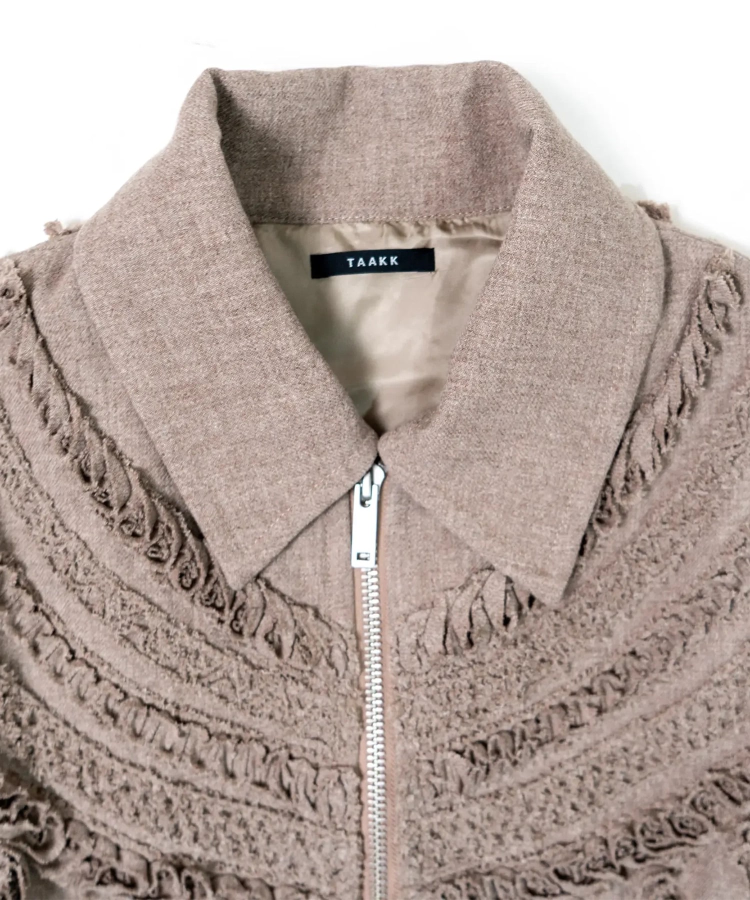 WOOL ZIP BLOUSON TAAKK