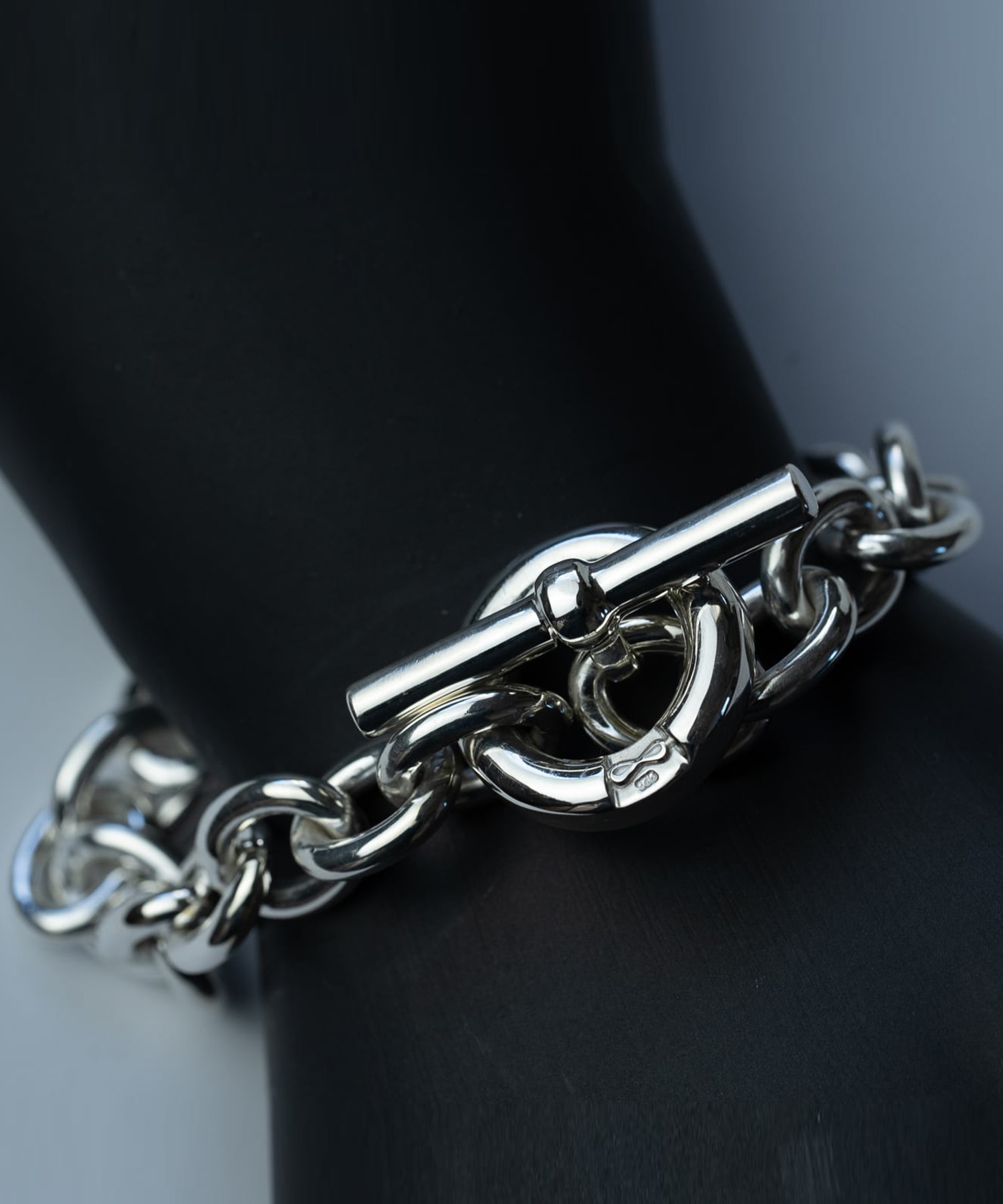 BN-035 Hook connect bracelet　(Large) WAKAN SILVER SMITH