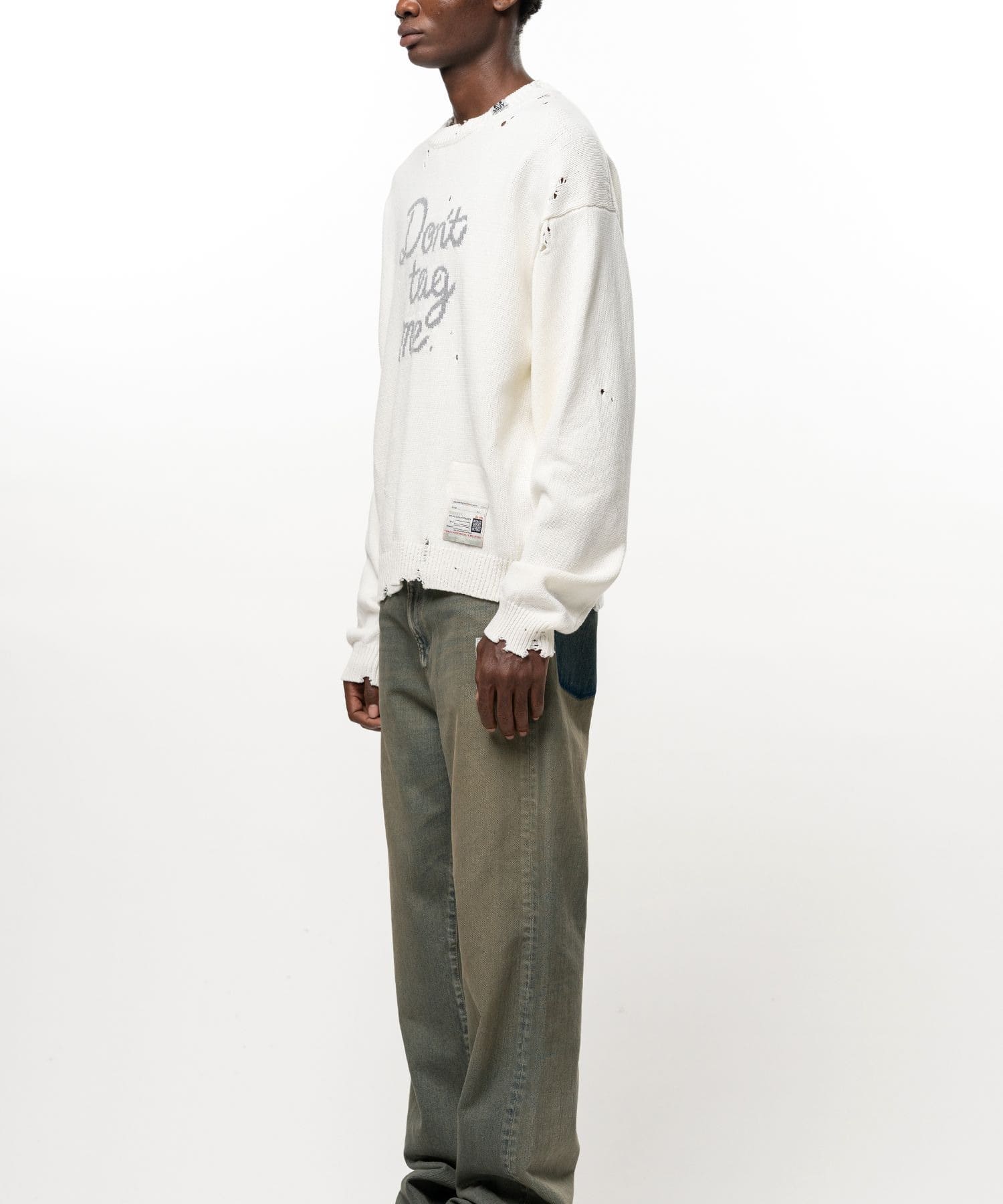 LETTERED KNIT PULLOVER Maison MIHARA YASUHIRO