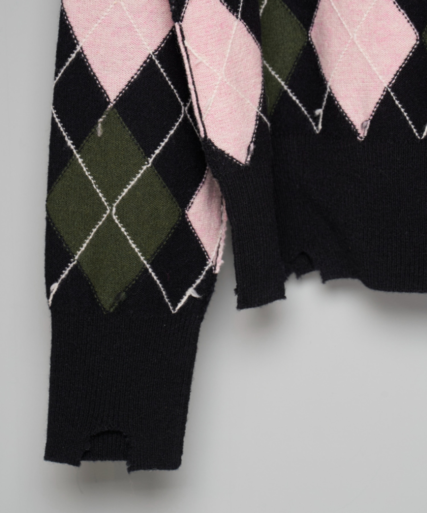 DIAMOND SCRAPED CARDIGAN MASU