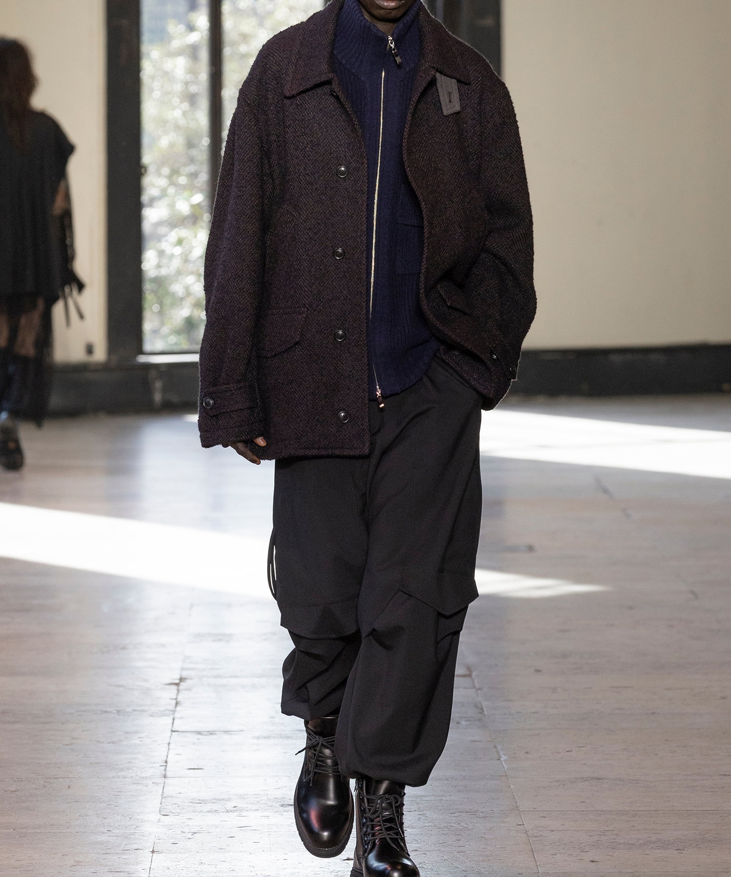 ZIP High Neck Drivers Knit UJOH HOMME