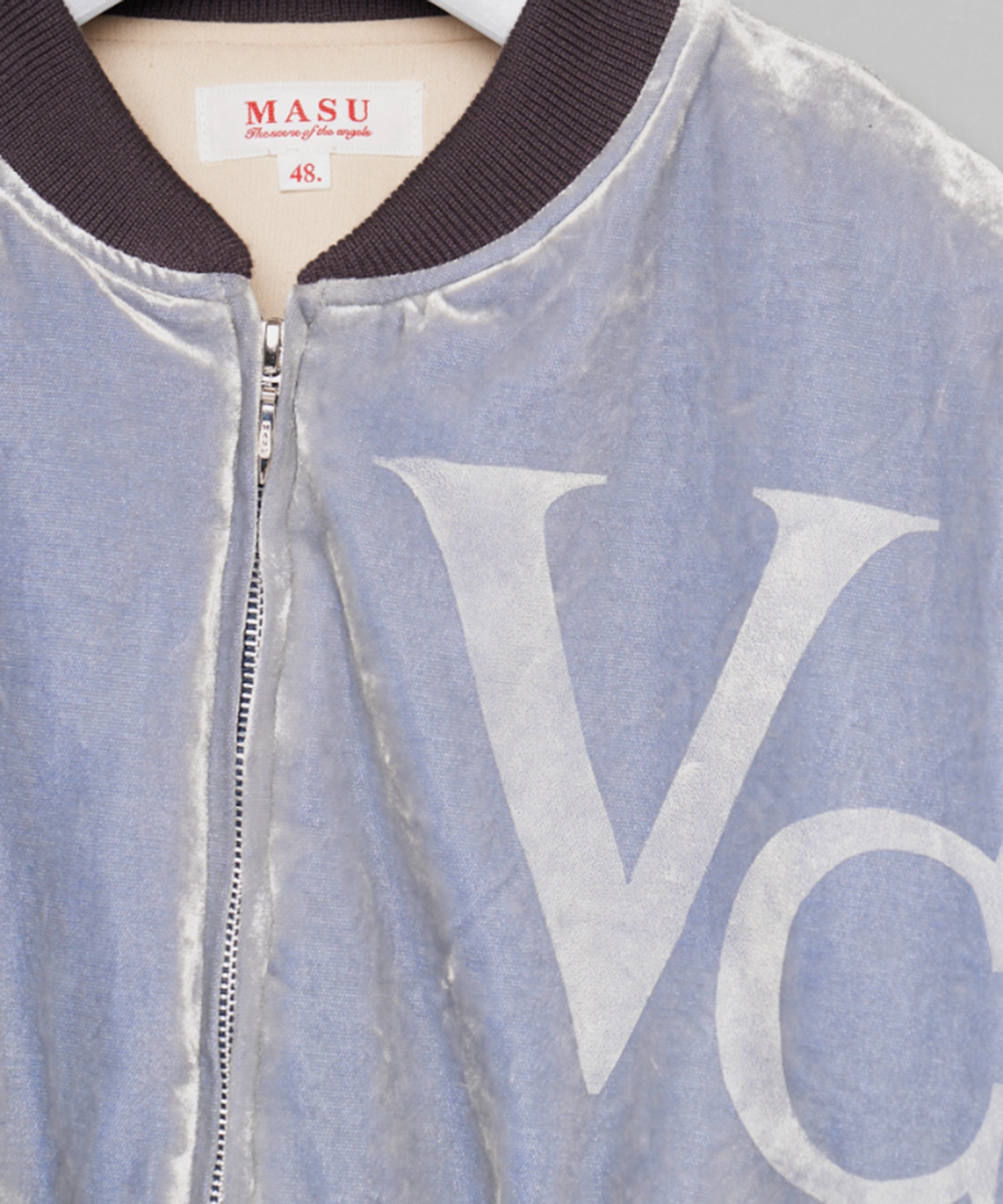 VC VELVET PUFFER BOMBER JACKET MASU