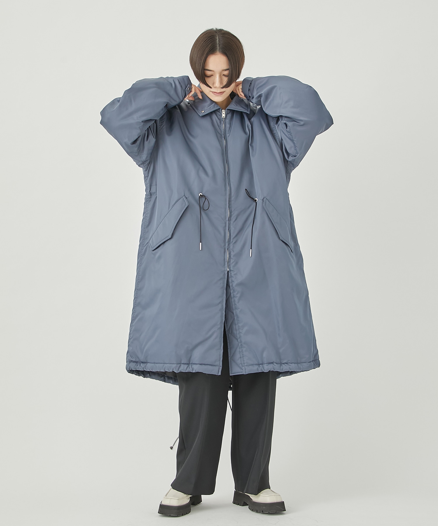 別注NYRON LONG COAT CINOH