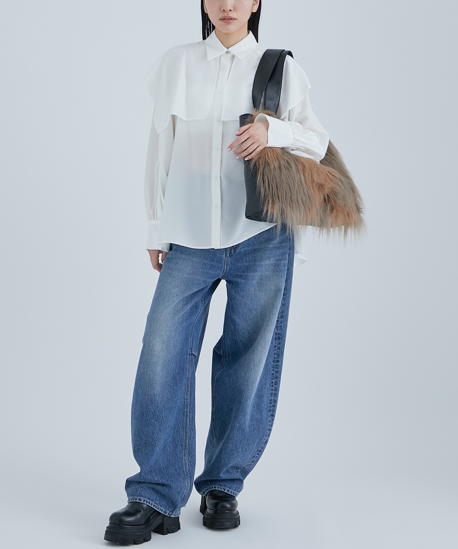 Vegan Fur Tote Bag STUDIOUS