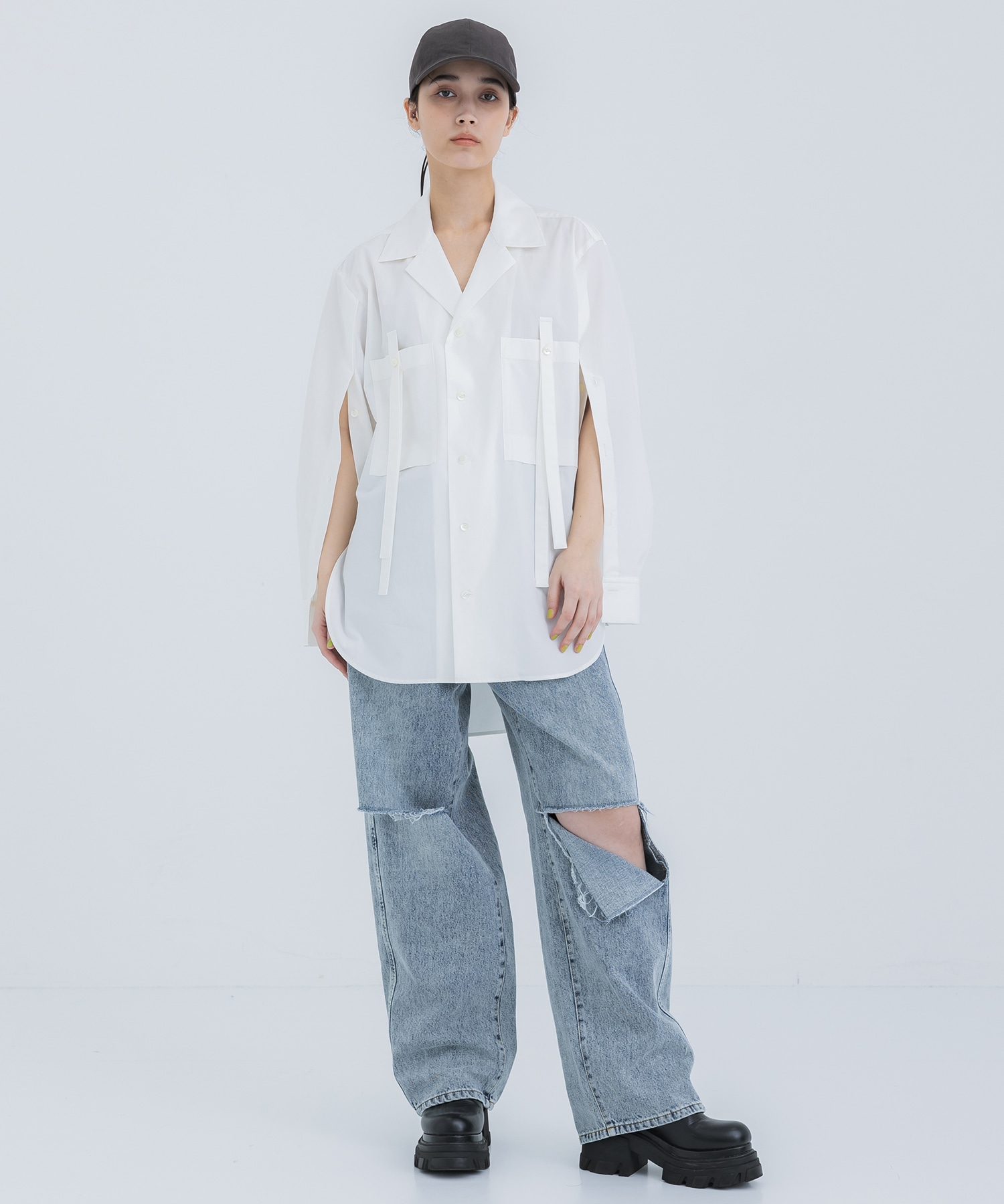 Pocket Belt Shirt UJOH