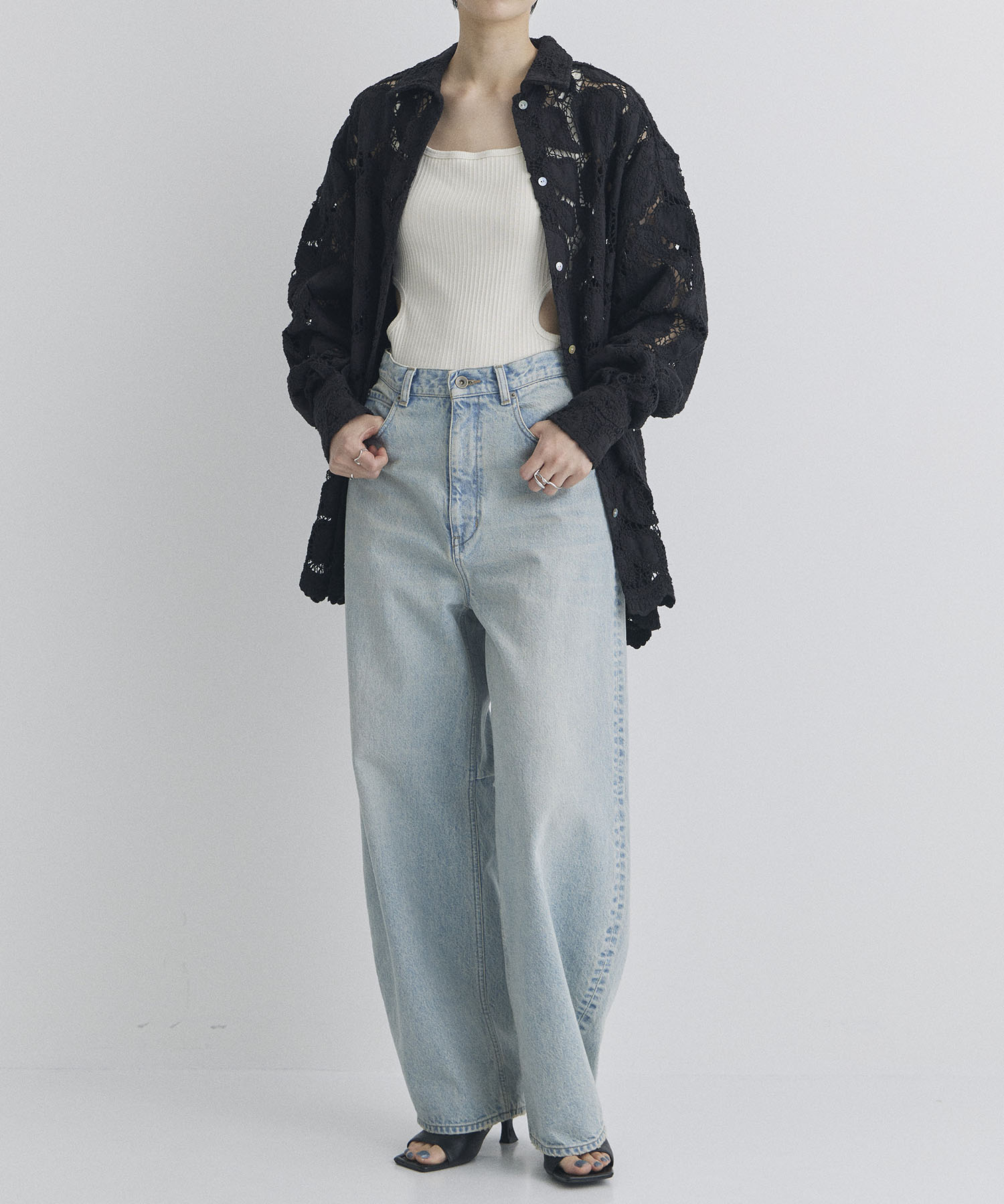 VINTAGE LIKE CODE LACE SHIRT AMERI