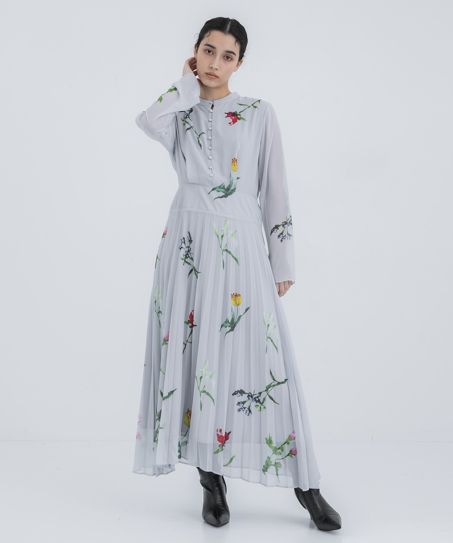 別注SOFIA PLEATS DRESS AMERI