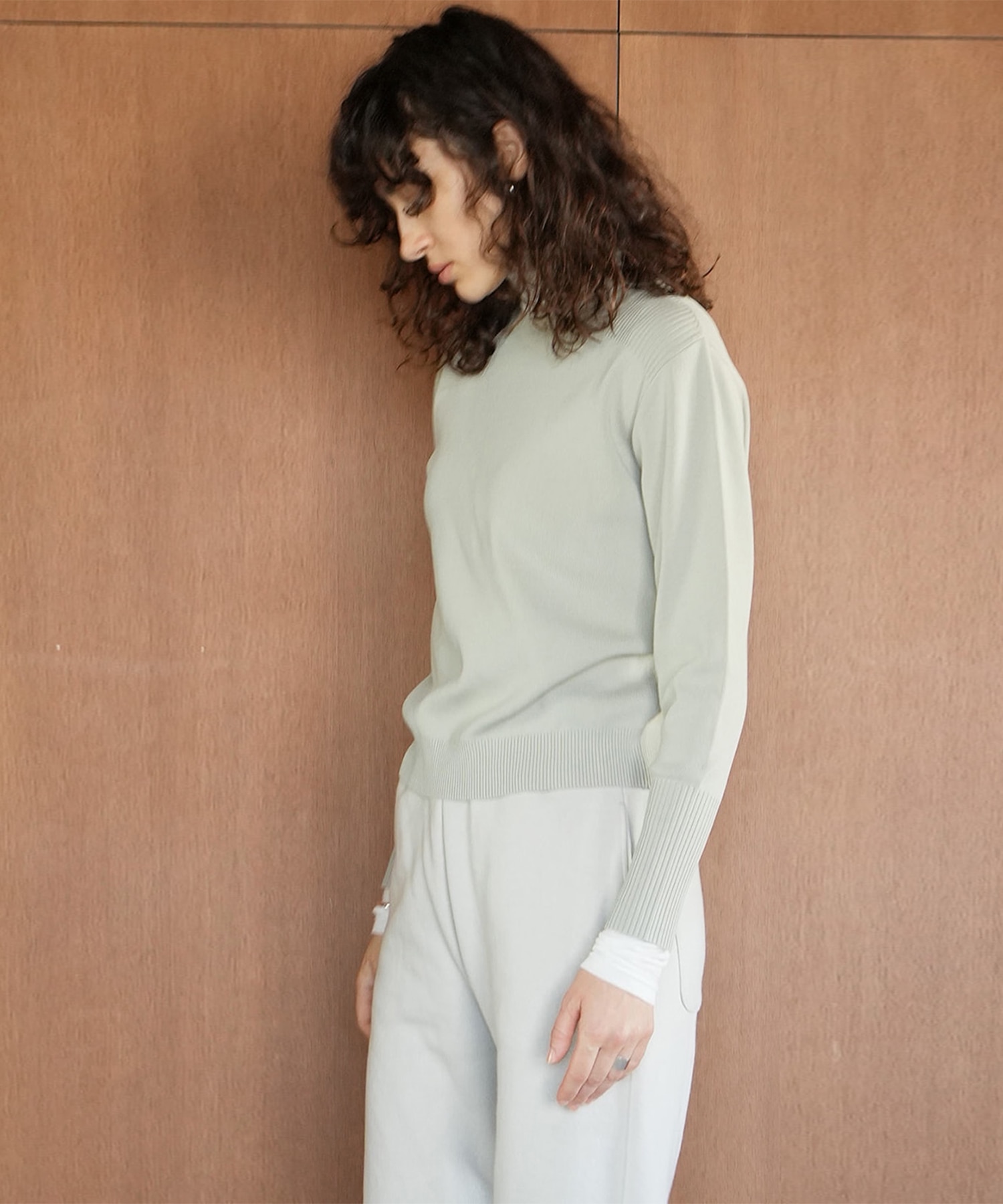 BASIC COMPACT KNIT TOPS CLANE