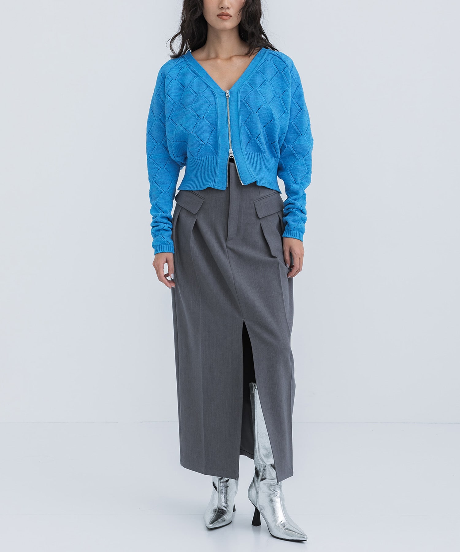 Diamond Knit Cardigan STUDIOUS