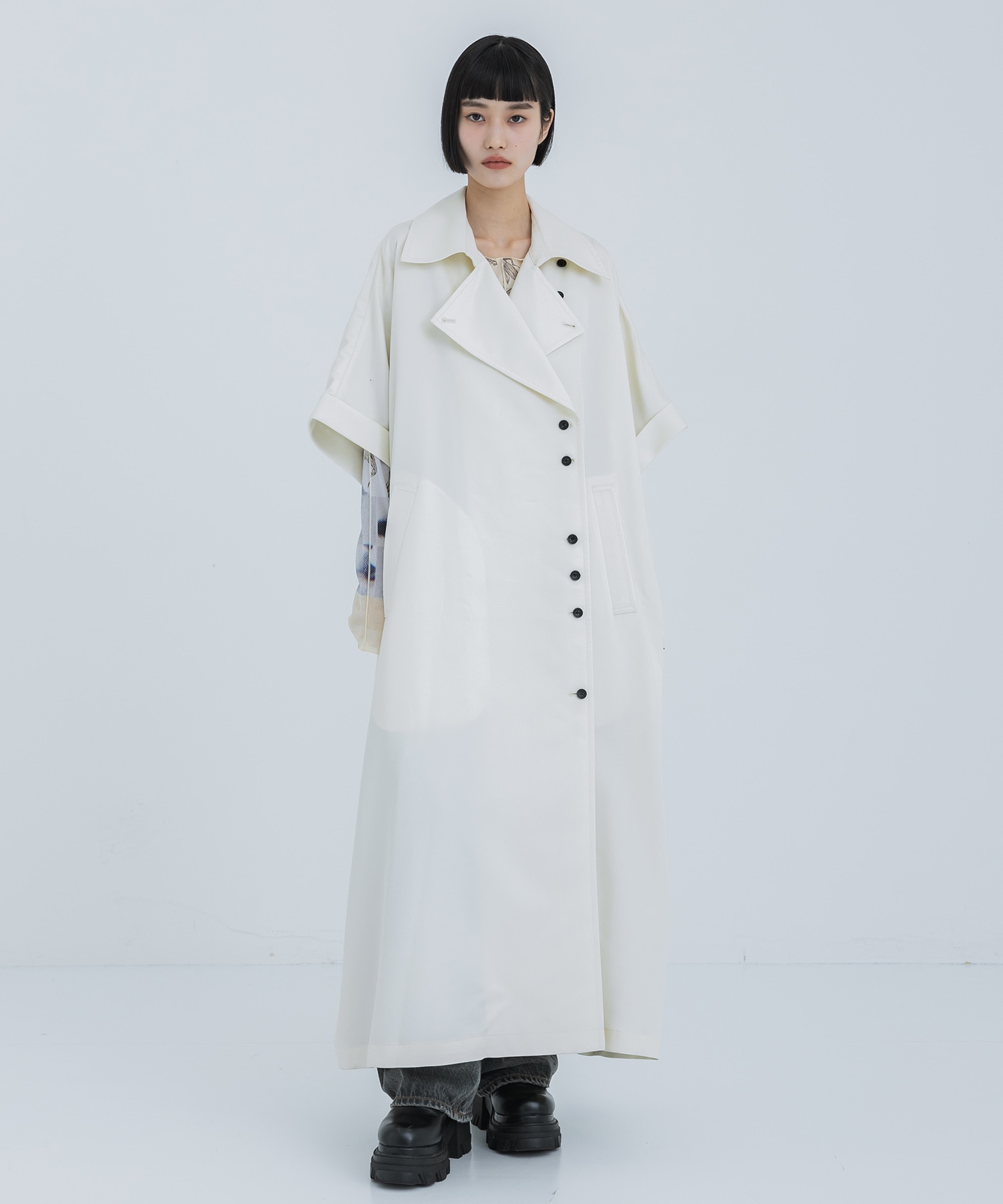TRENCH MULTI WAY LONG VEST AMERI
