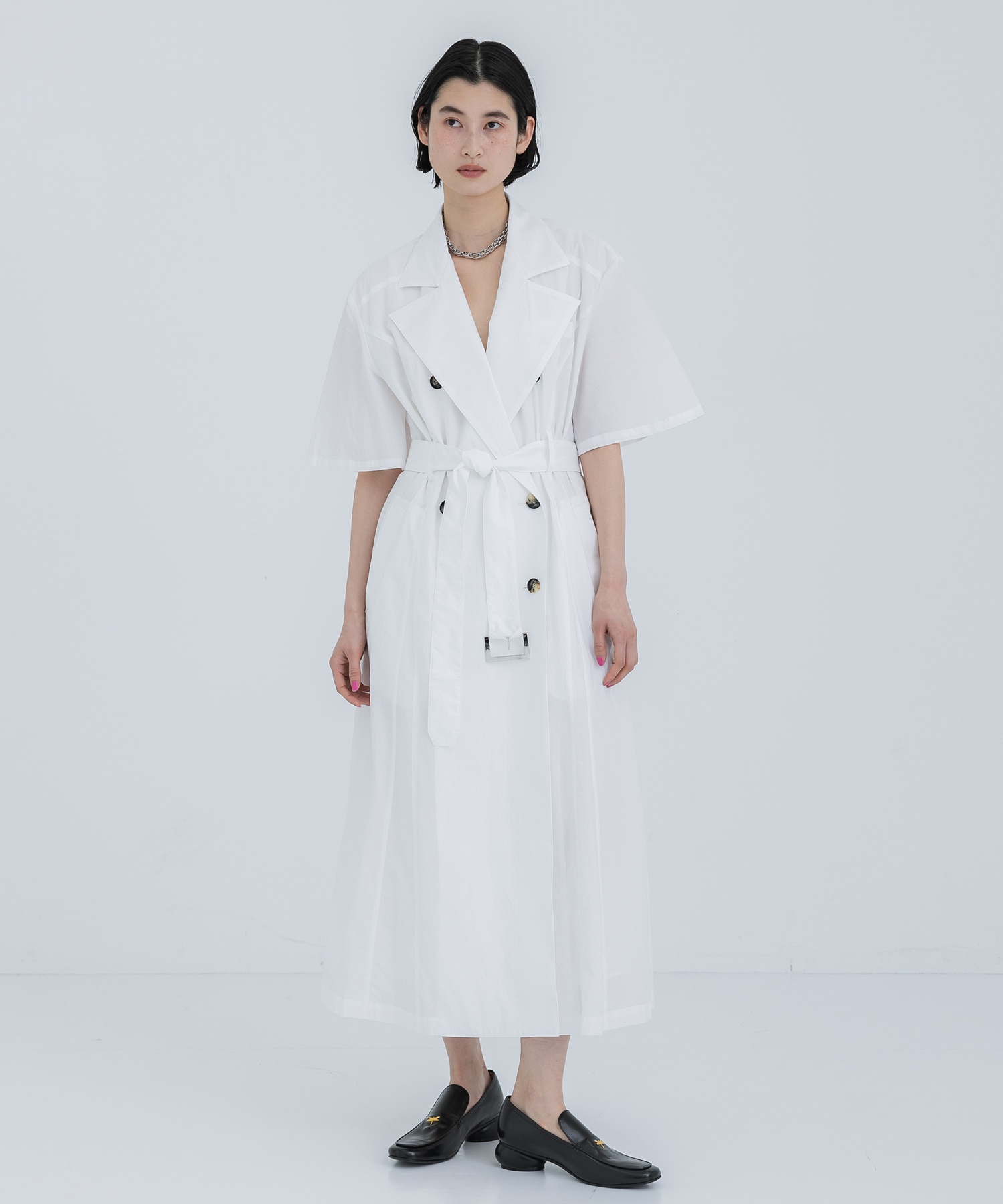Leila trench dress WH AKIRANAKA
