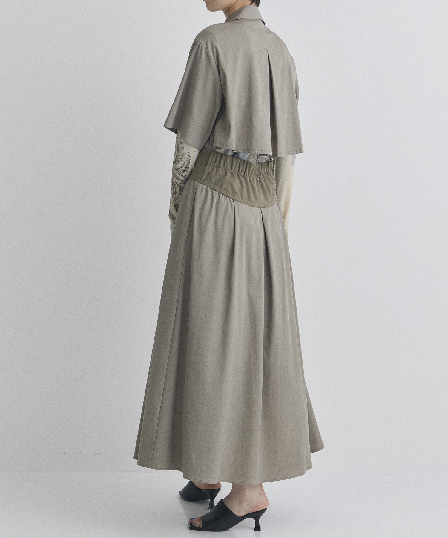 Corset Detail Shirt Dress STUDIOUS