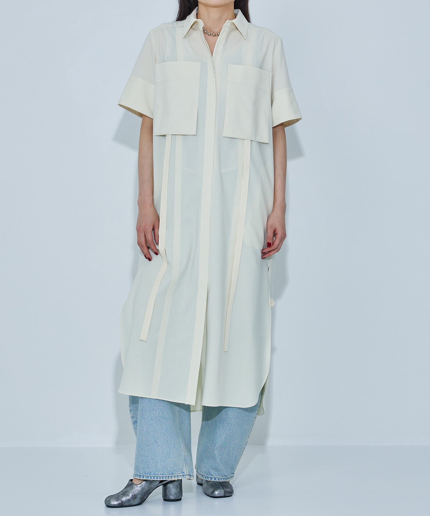 Half Sleeve Shirt Dress STUDIOUS