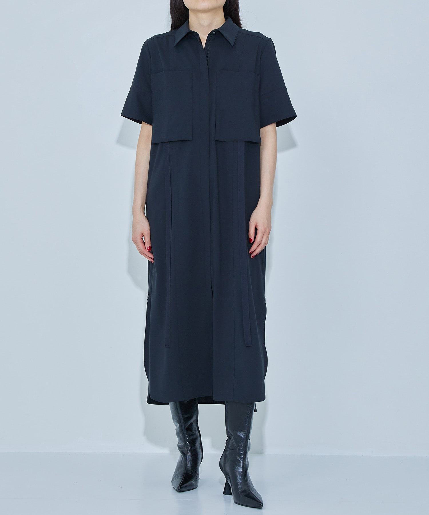 Half Sleeve Shirt Dress STUDIOUS