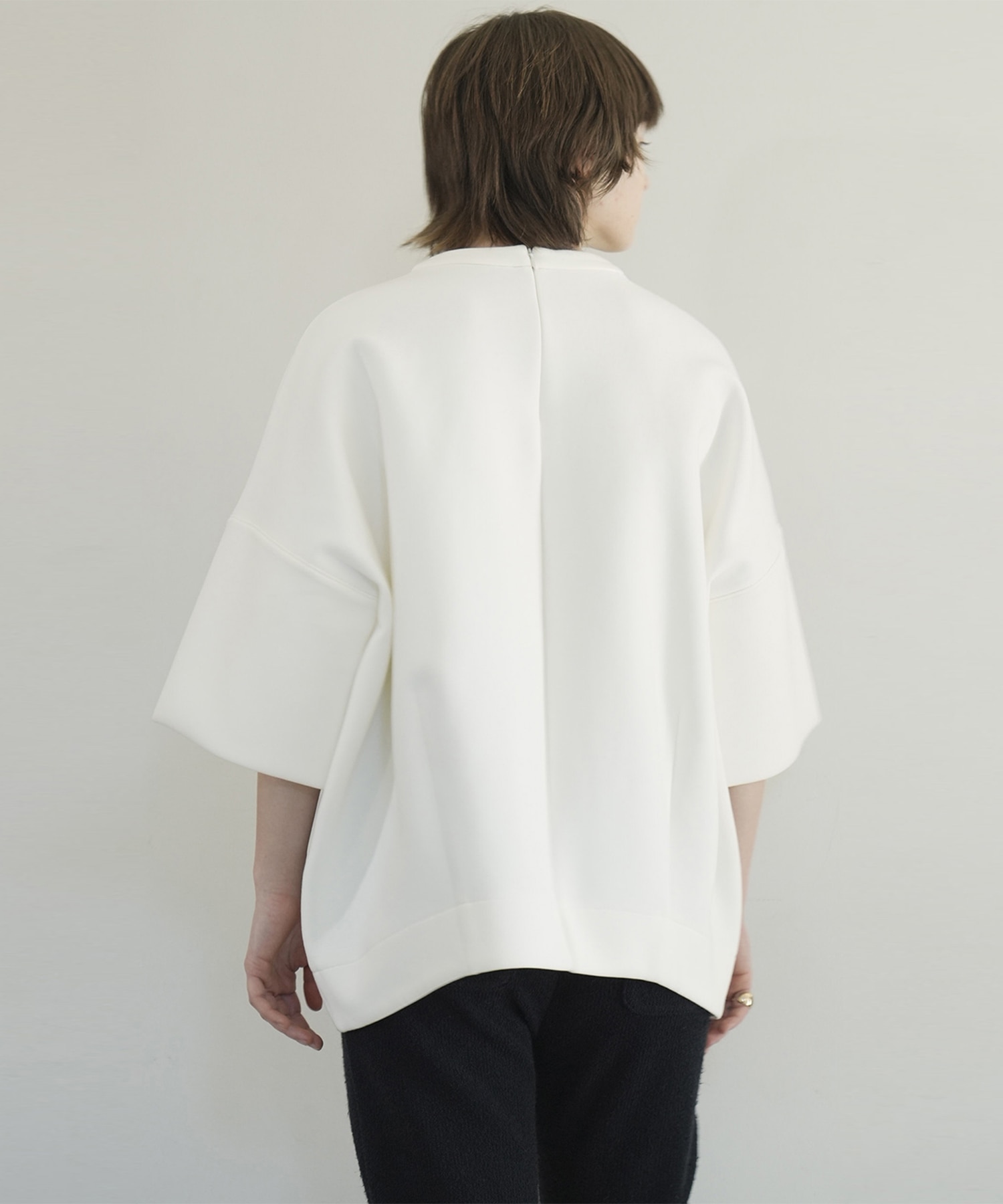 BULKY LINE HALF SLEEVE TOPS CLANE