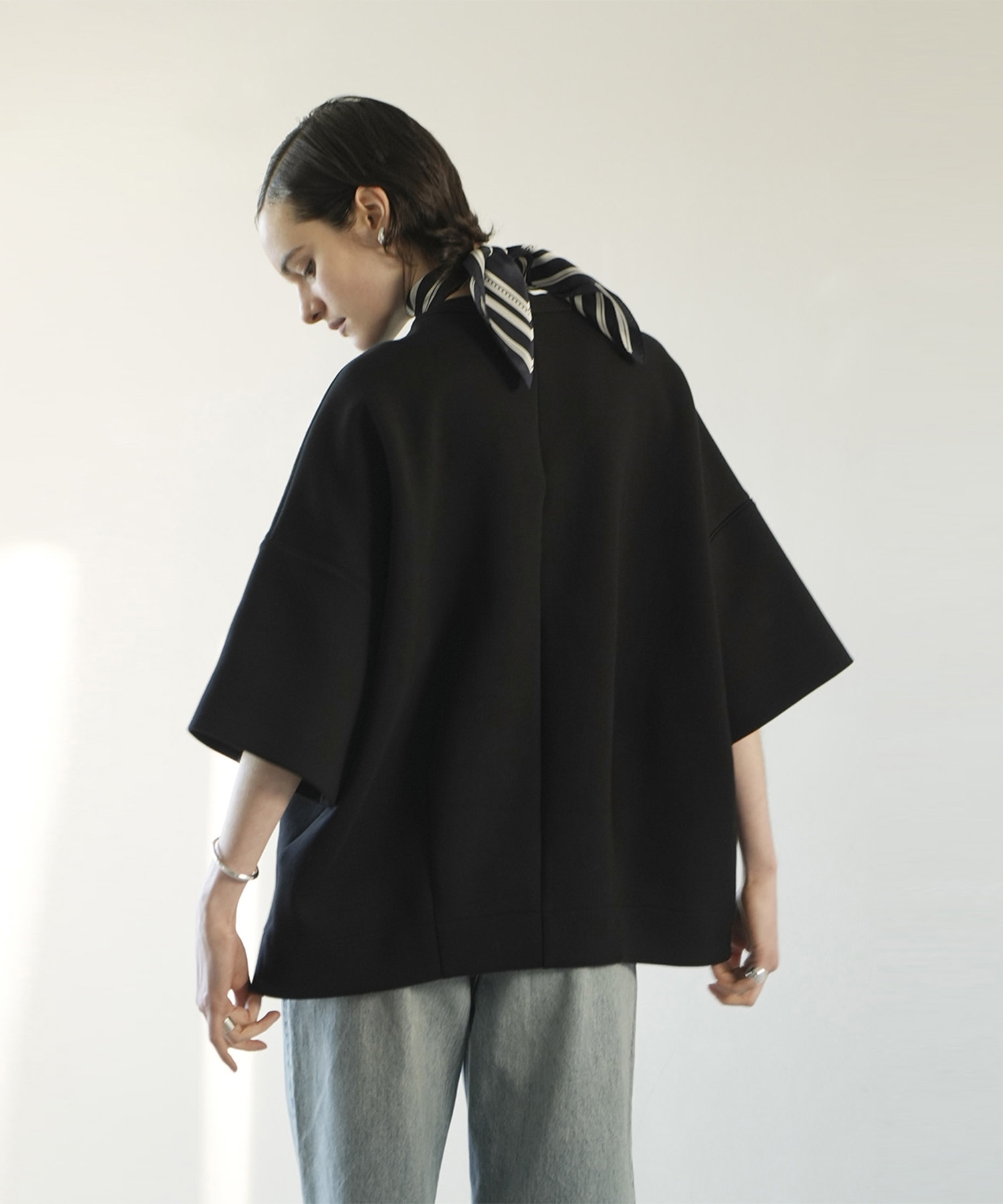 BULKY LINE HALF SLEEVE TOPS CLANE