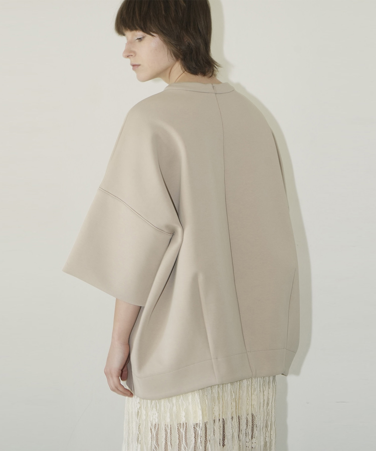 BULKY LINE HALF SLEEVE TOPS CLANE