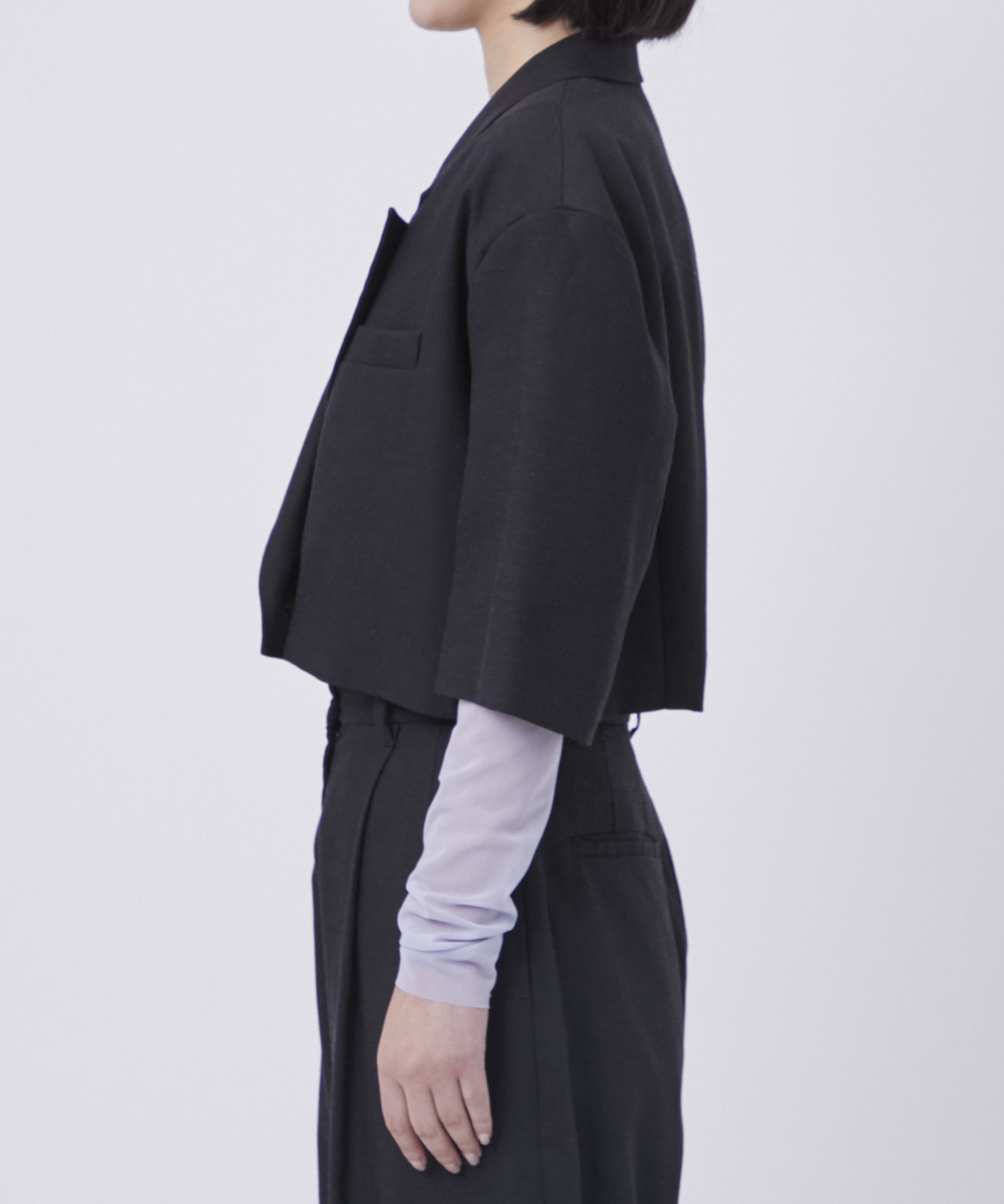 CROPPED TAILRED JACKET CLANE