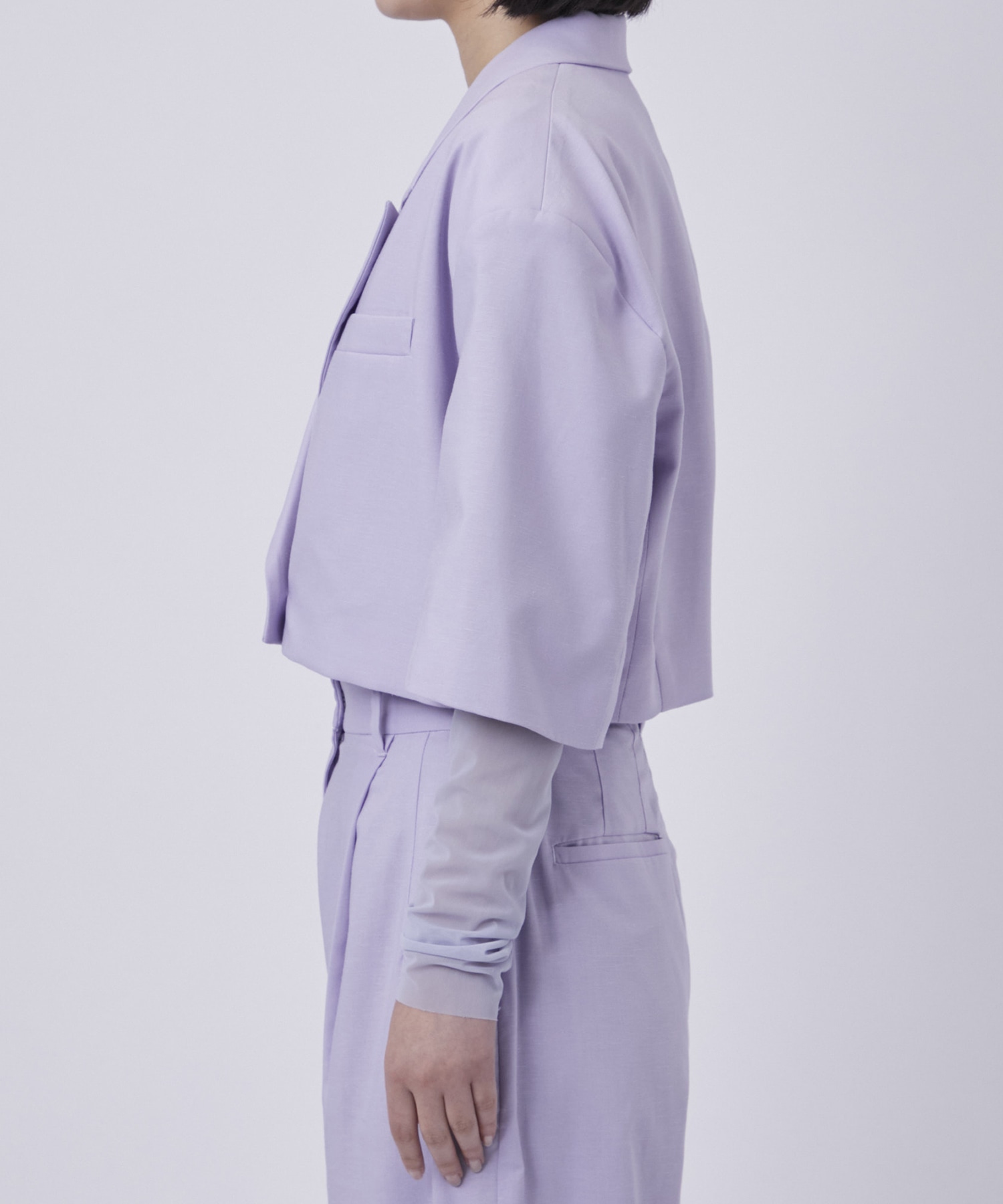 CROPPED TAILRED JACKET CLANE