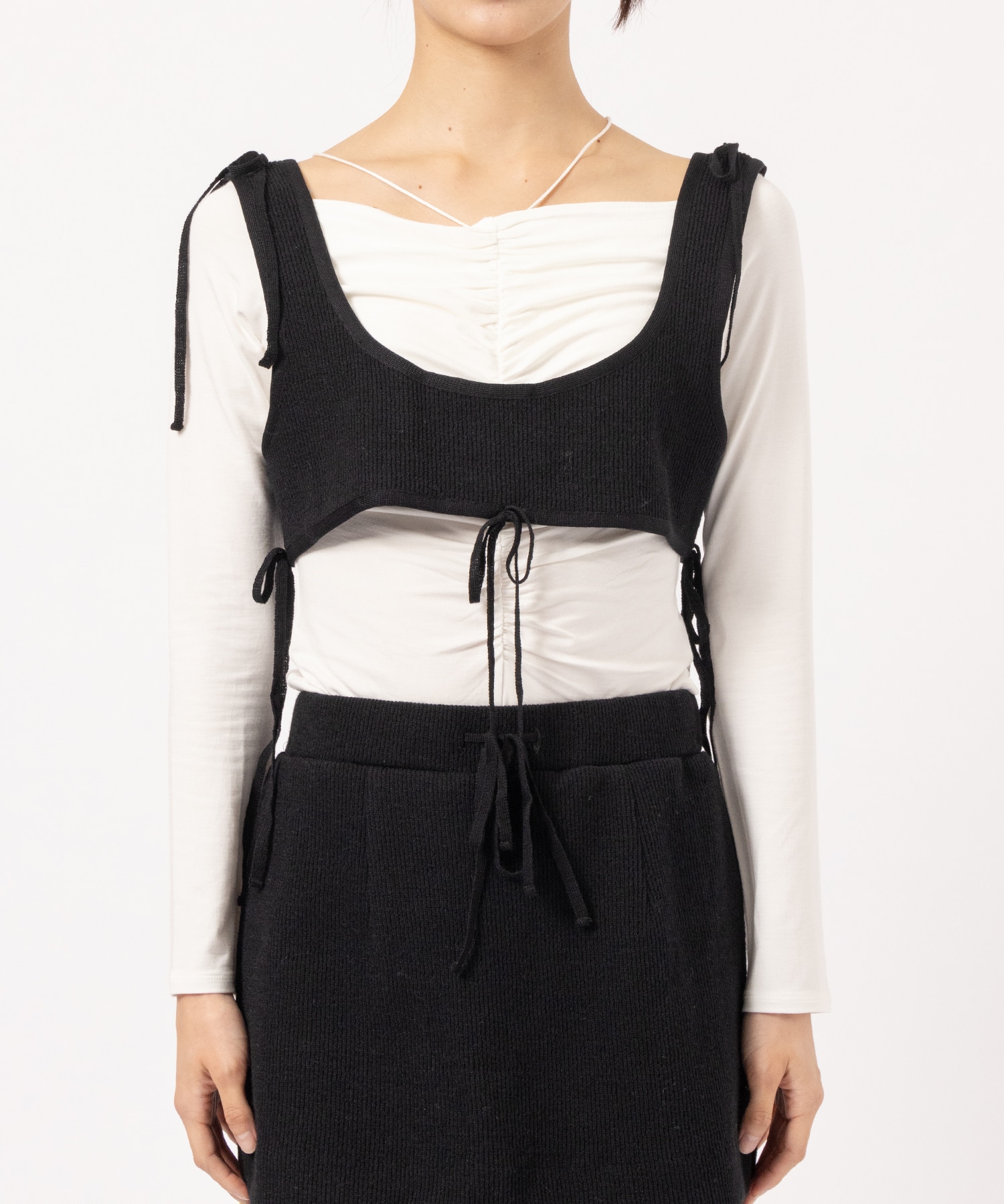 ribbon bustier poi