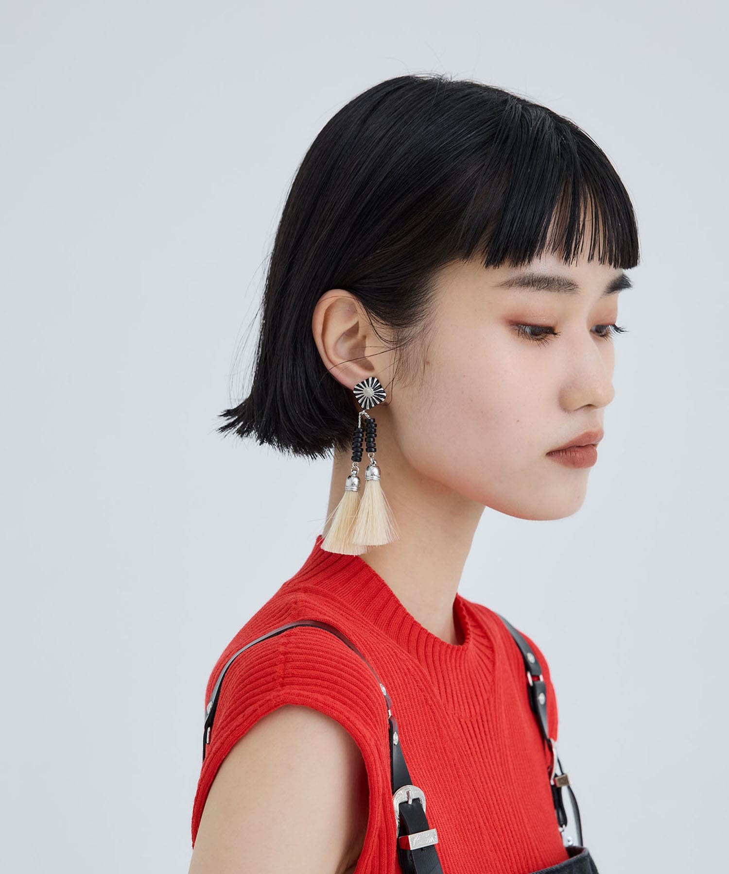 Double fringe earrings TOGA