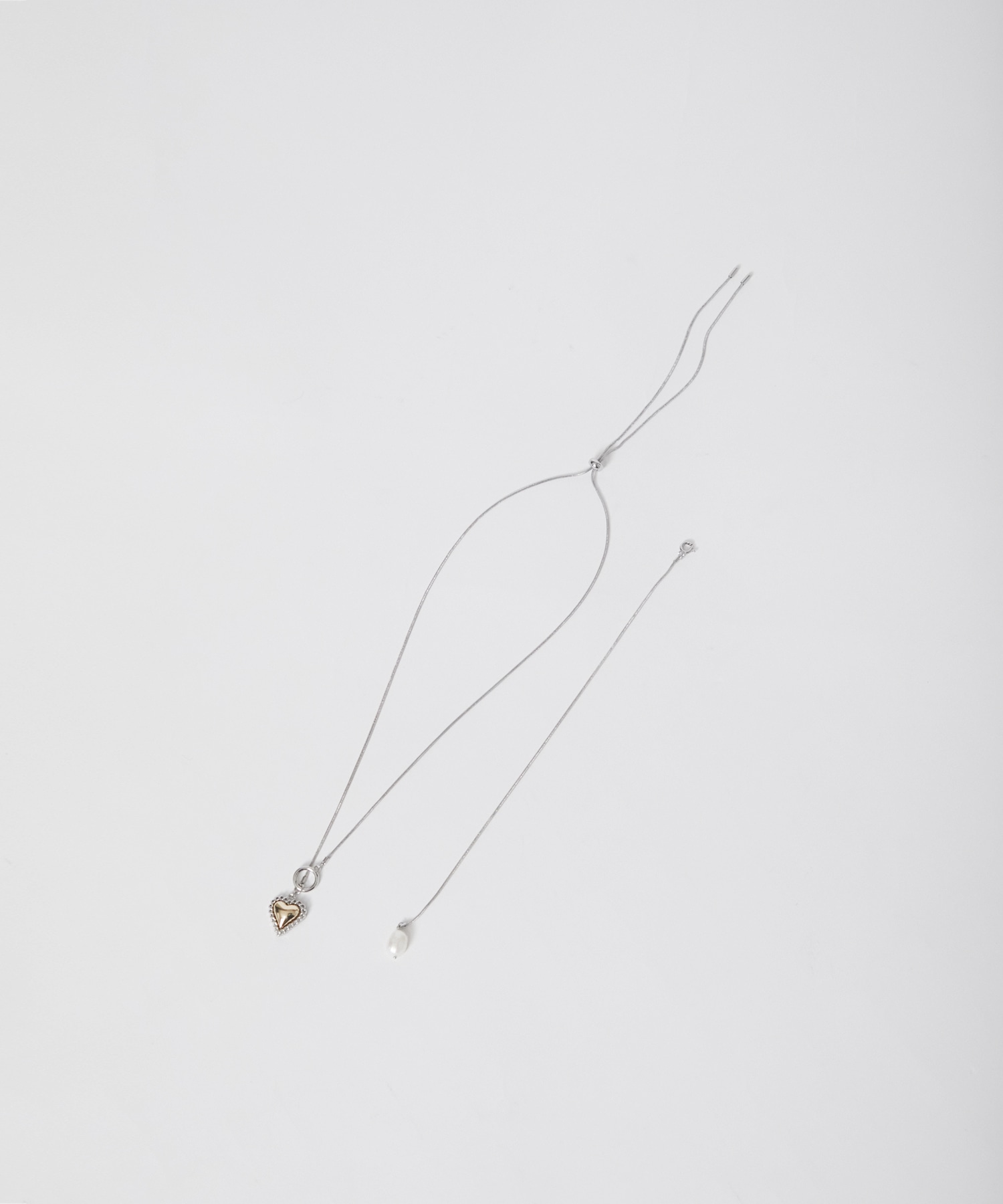 別注2way Snake Heart Necklace LOHME