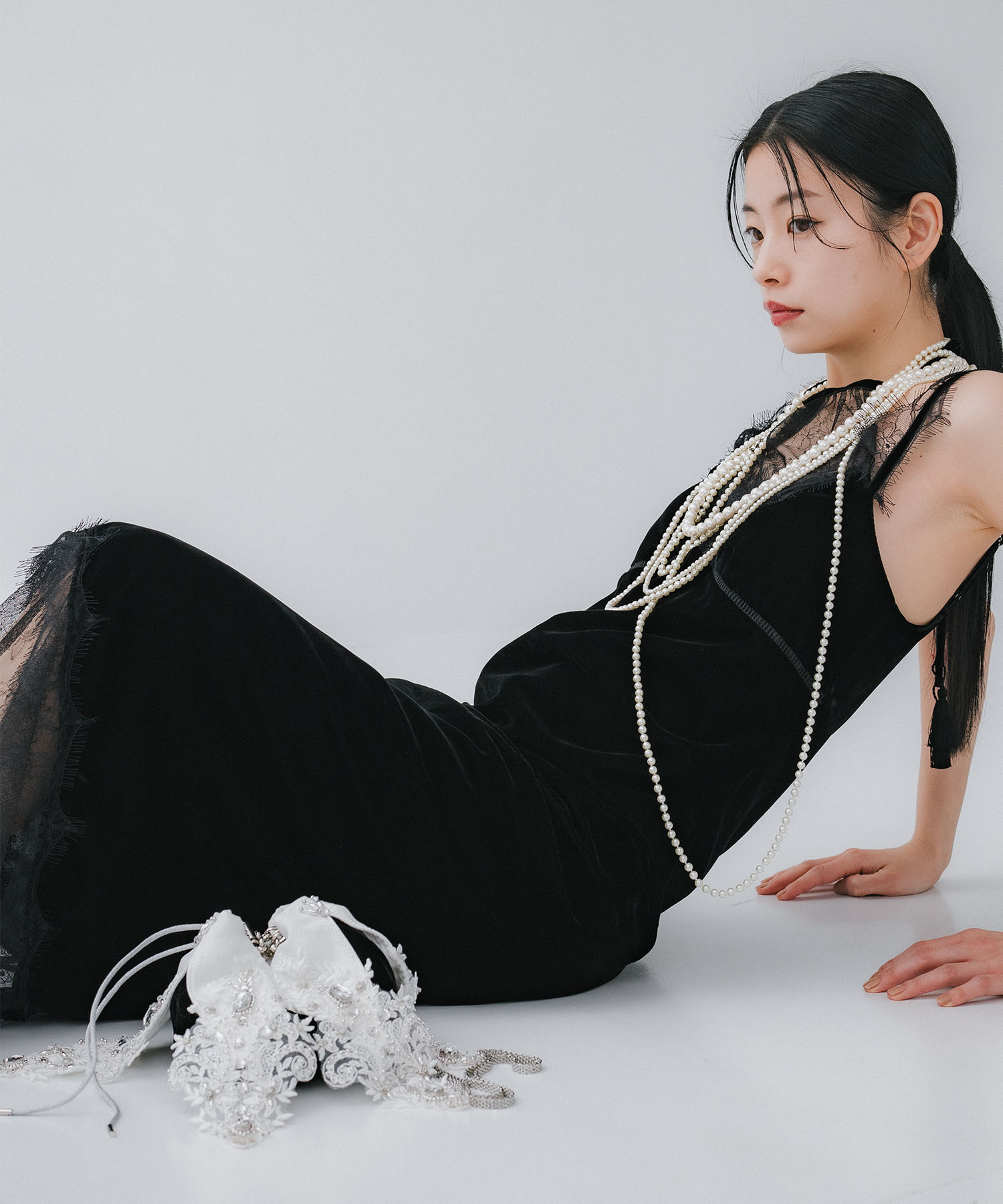 crystal bijou chain bag tanakadaisuke