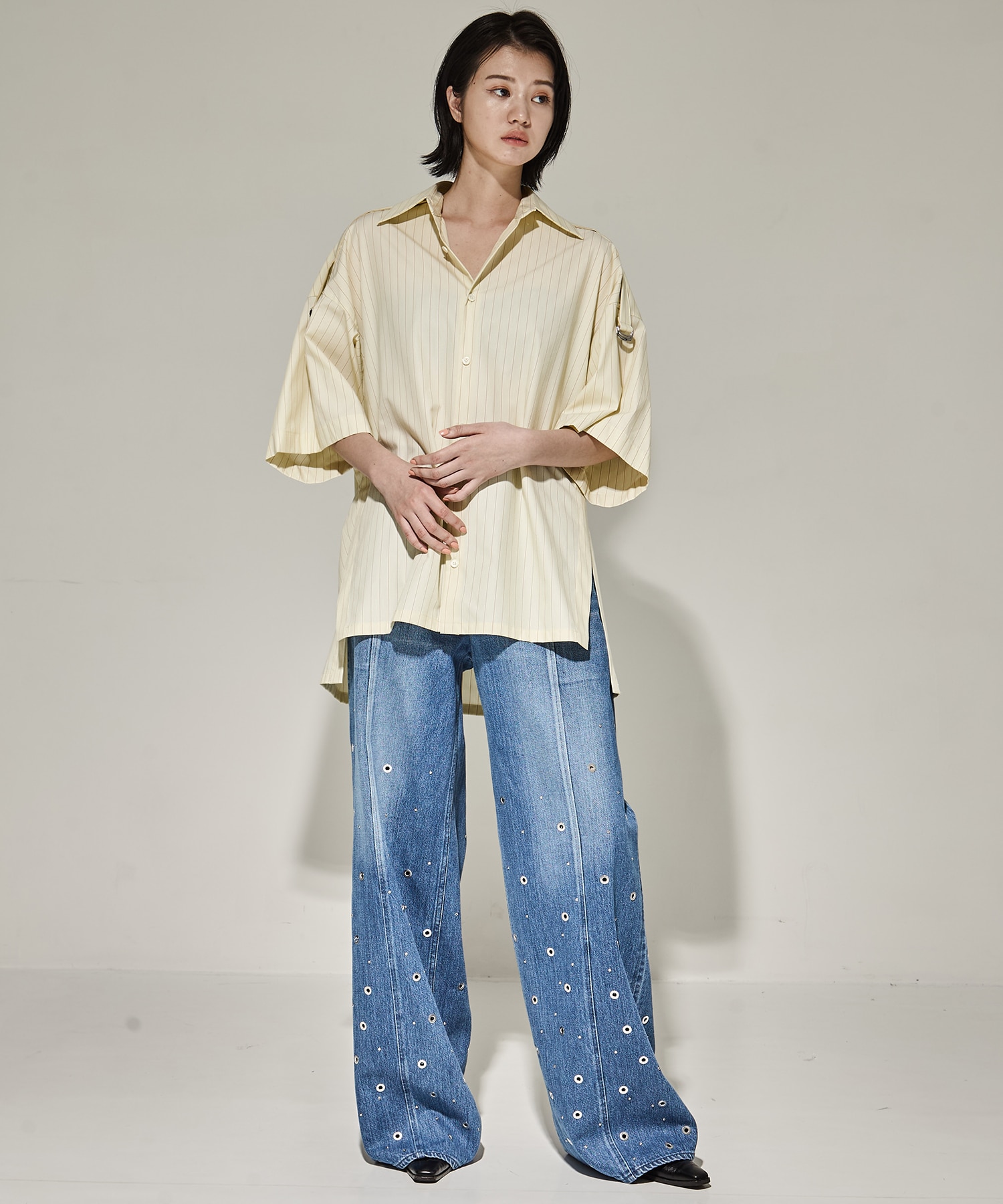 Square belt Shirt UJOH