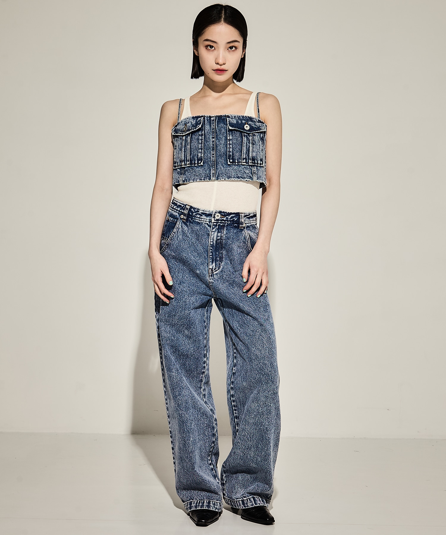 BUISTIER DENIM SET ROMPERES AMERI