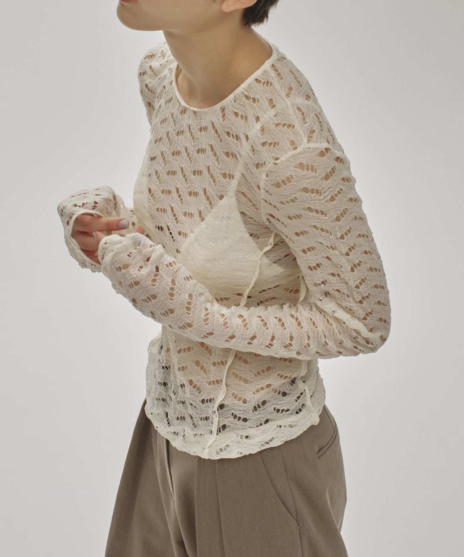 Jacquard Long T-shirts TODAYFUL
