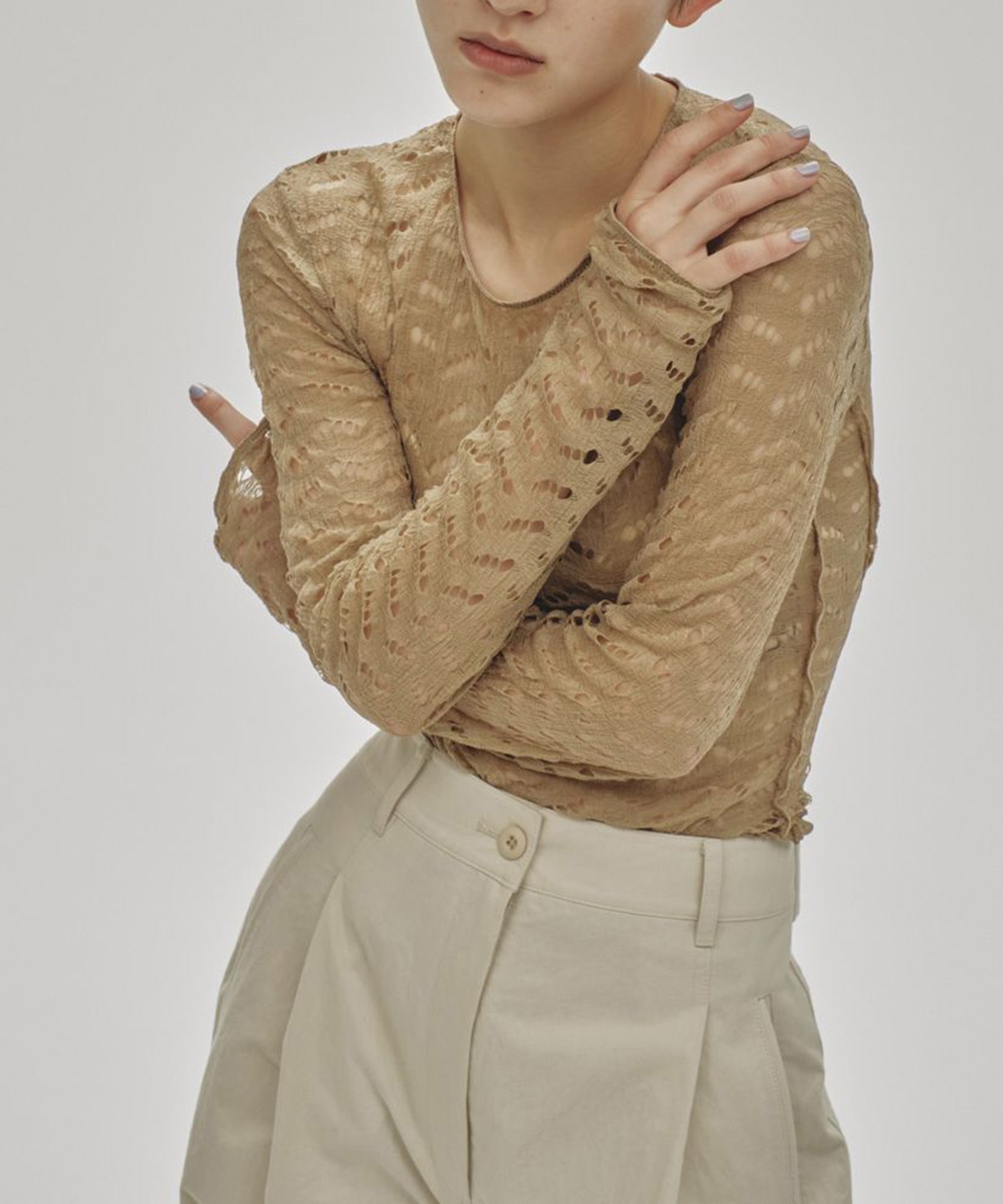 Jacquard Long T-shirts TODAYFUL