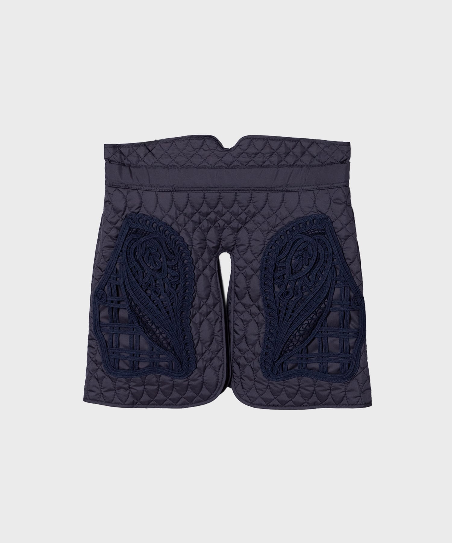 商品Cording Embroidery Quilted Wrapped Skirt