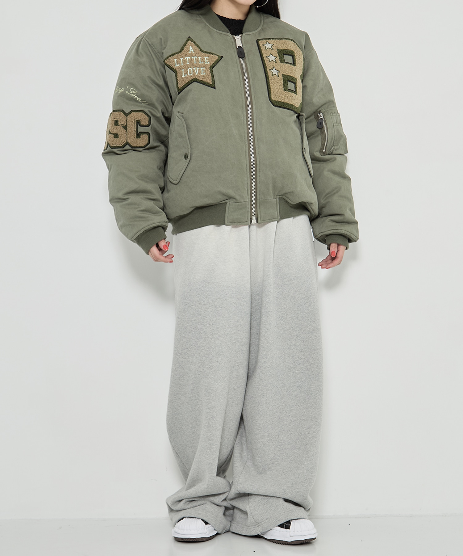 x F.M.C.D / Varsity Cotton Bomber Jacket BASICKS