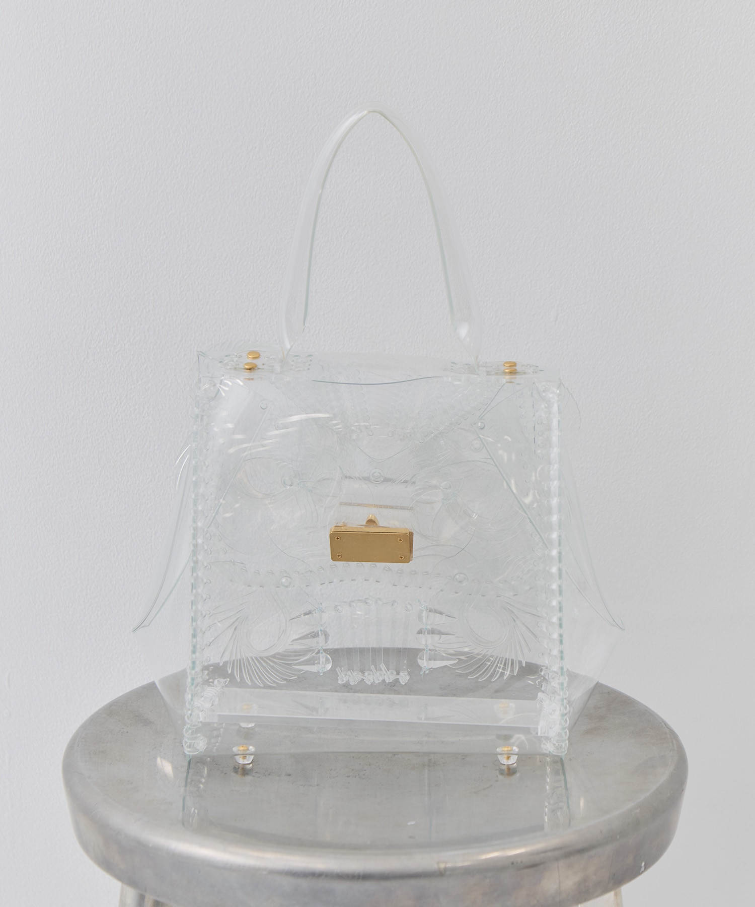 Transparent Sculptural Handbag Mame Kurogouchi