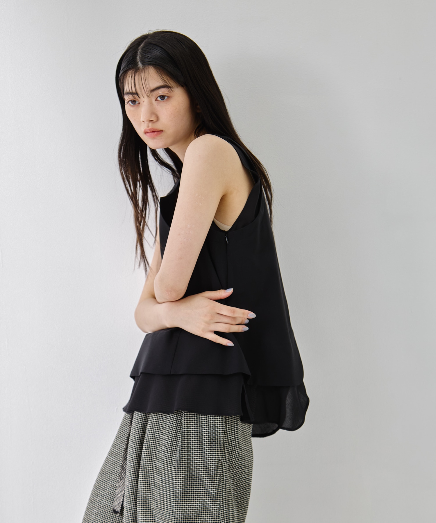 Sheer Layered Blouse STUDIOUS