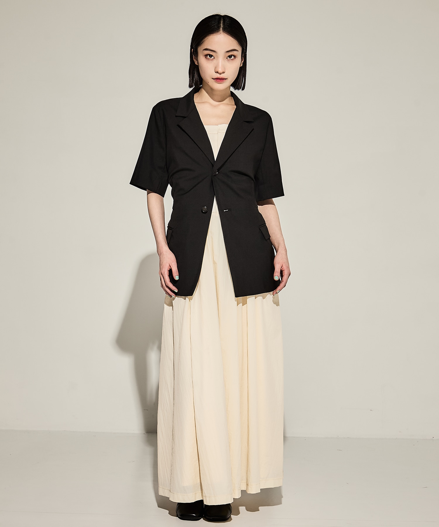 WAVE VEST WITH FLARE DRESS AMERI