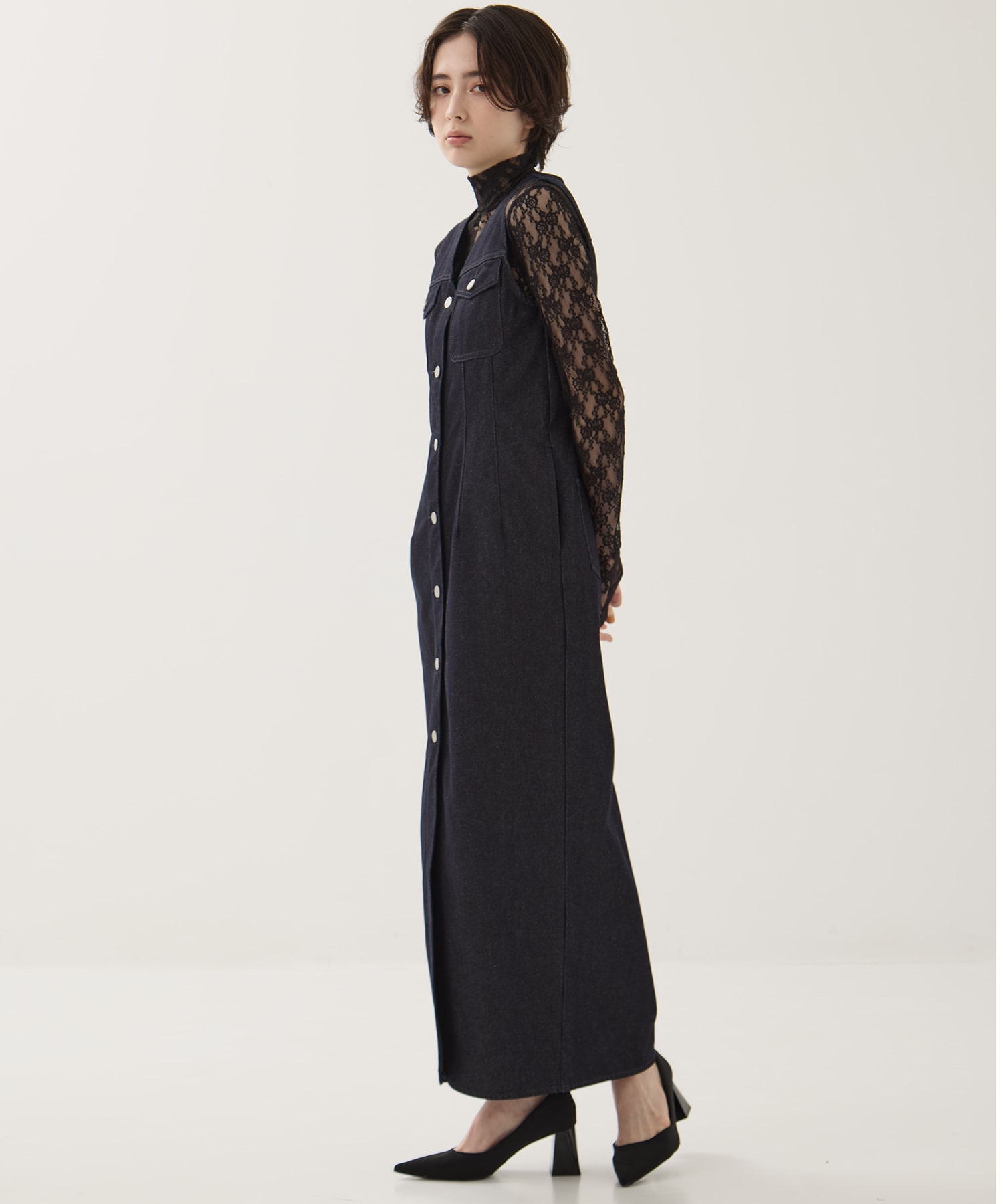 LADY DENIM N/S ONEPIECE CLANE