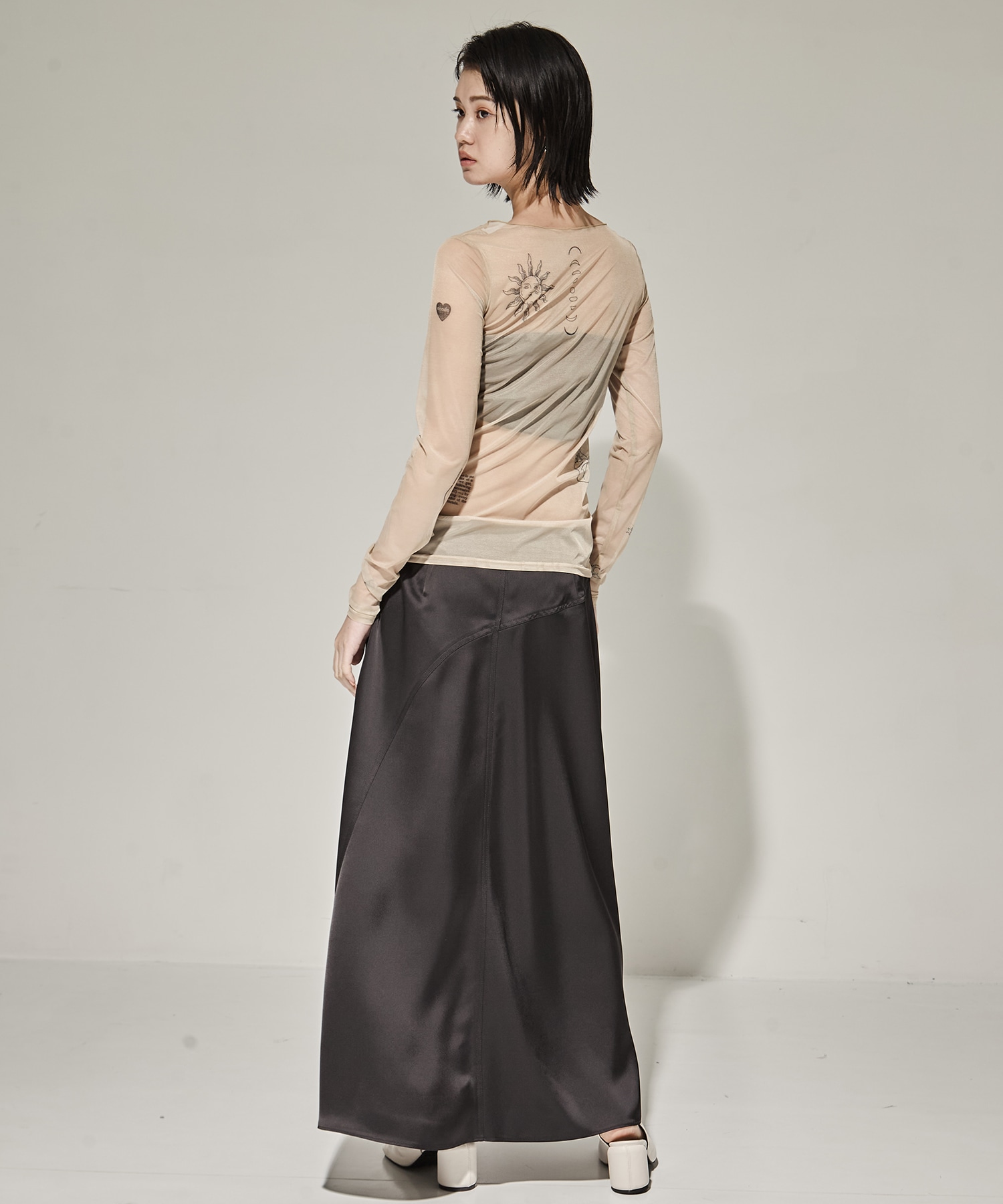 PLANET SHEER TATTOO WITH BUISTIER TOP AMERI