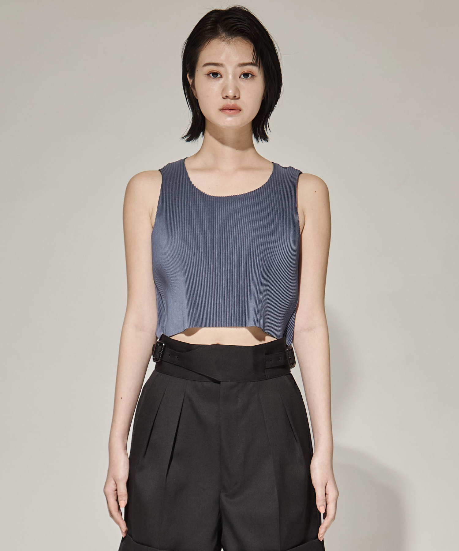 SHEER LAYERED SHORT SLEEVE TOP kotohayokozawa