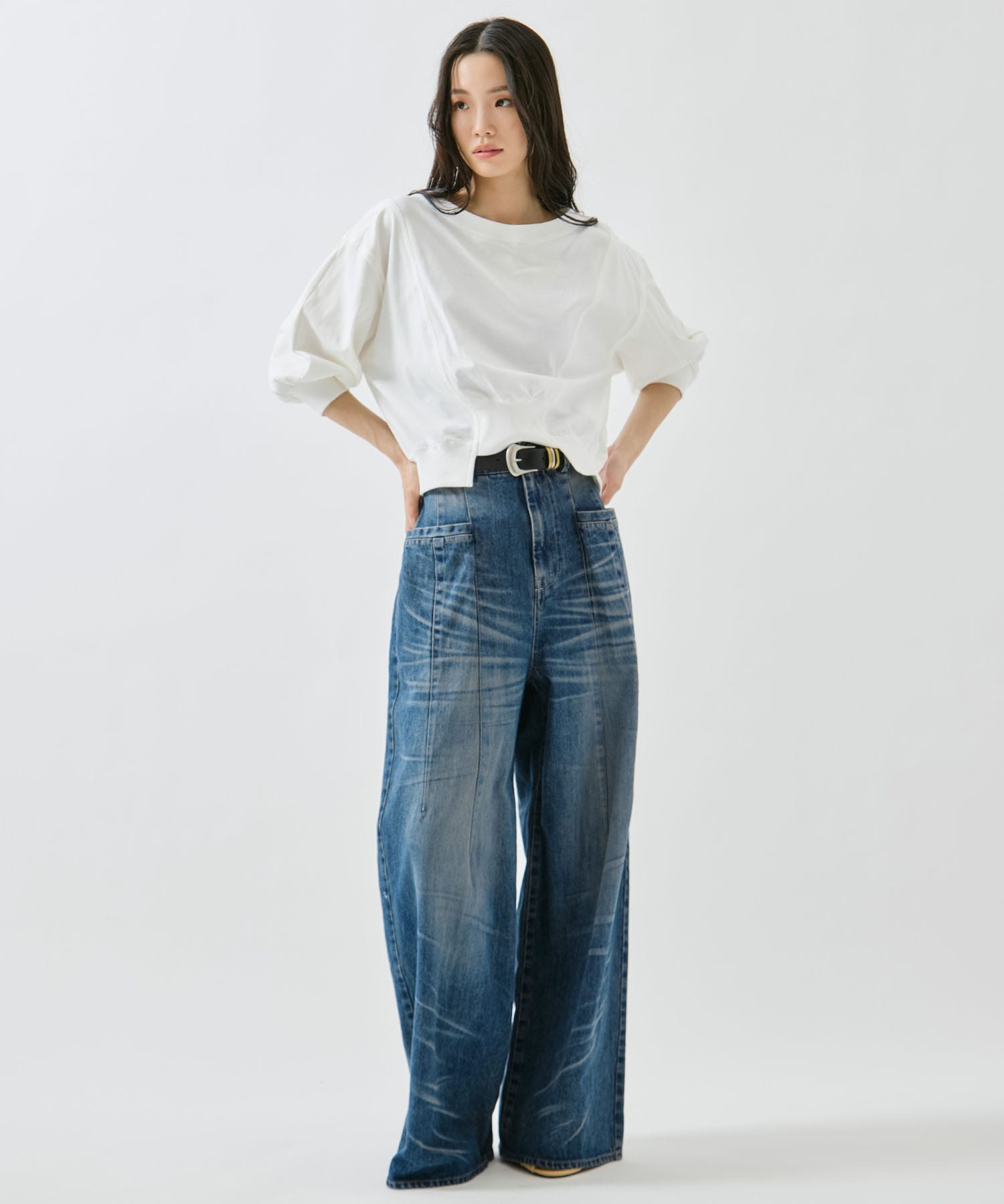 2WAY VOLUME SLEEVE TOPS STUDIOUS